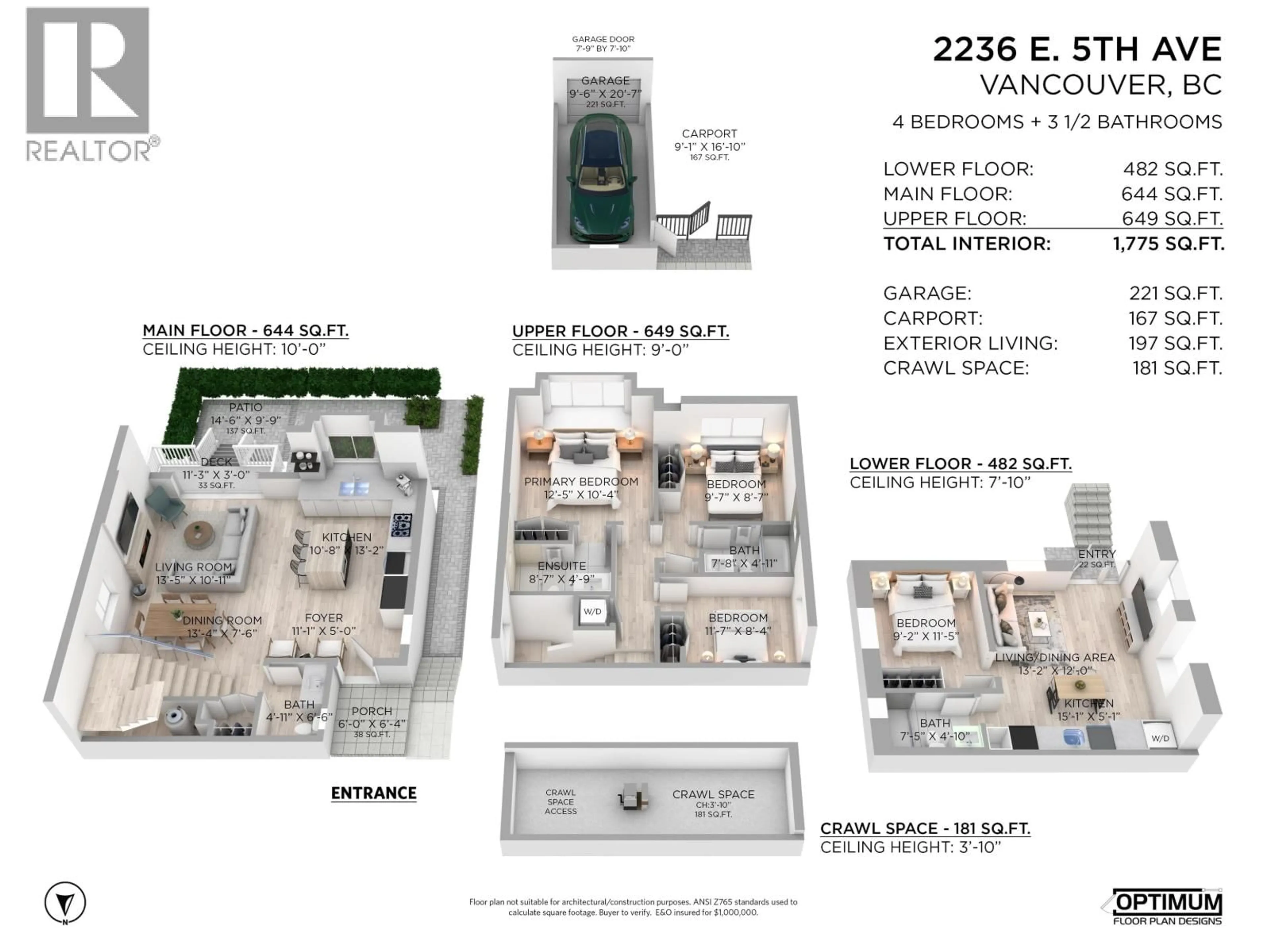 Floor plan for 2236 5TH AVENUE, Vancouver British Columbia V5N1M8