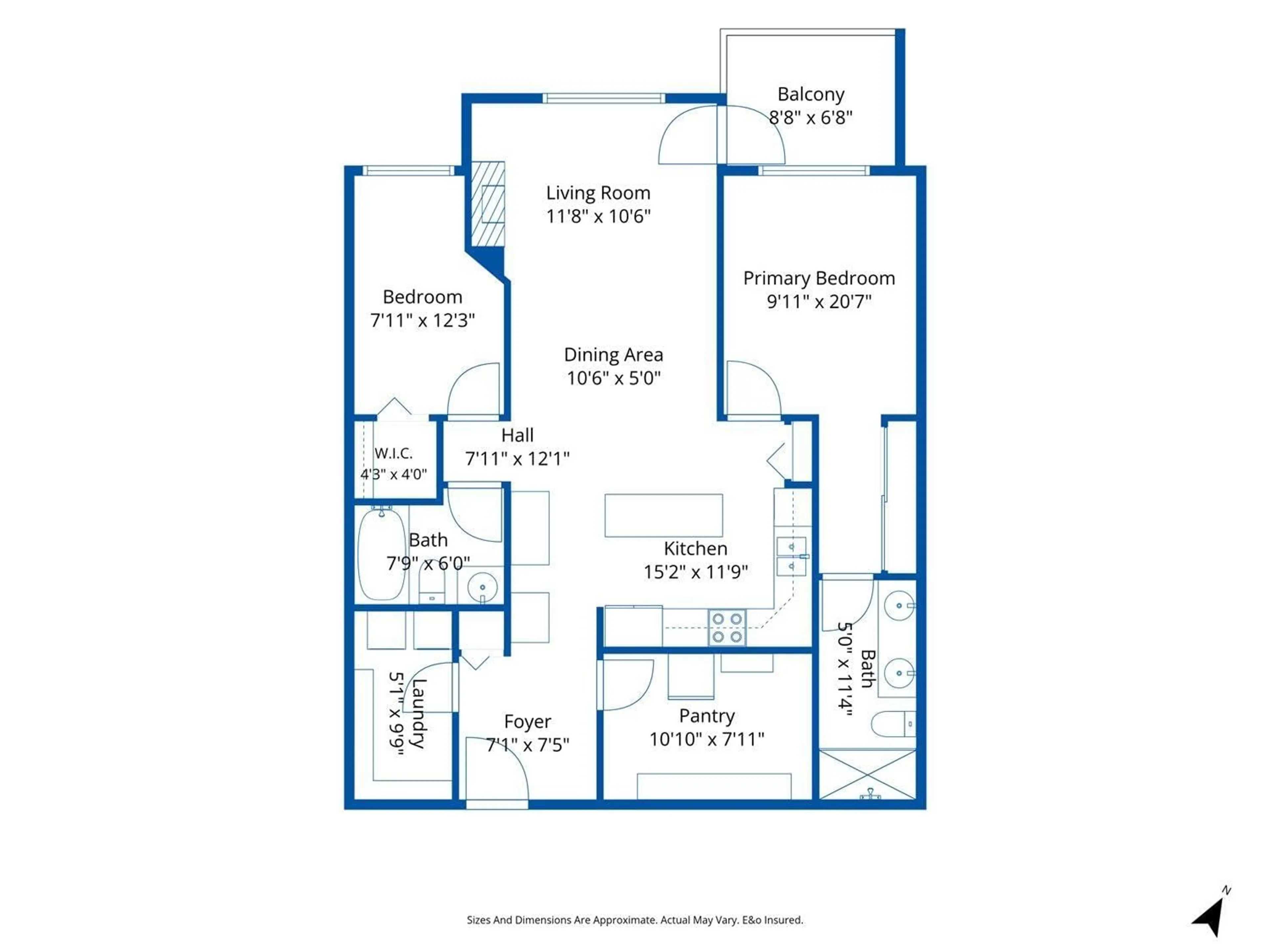 Floor plan for 403 - 46021 SECOND AVENUE, Chilliwack British Columbia V2P1S6