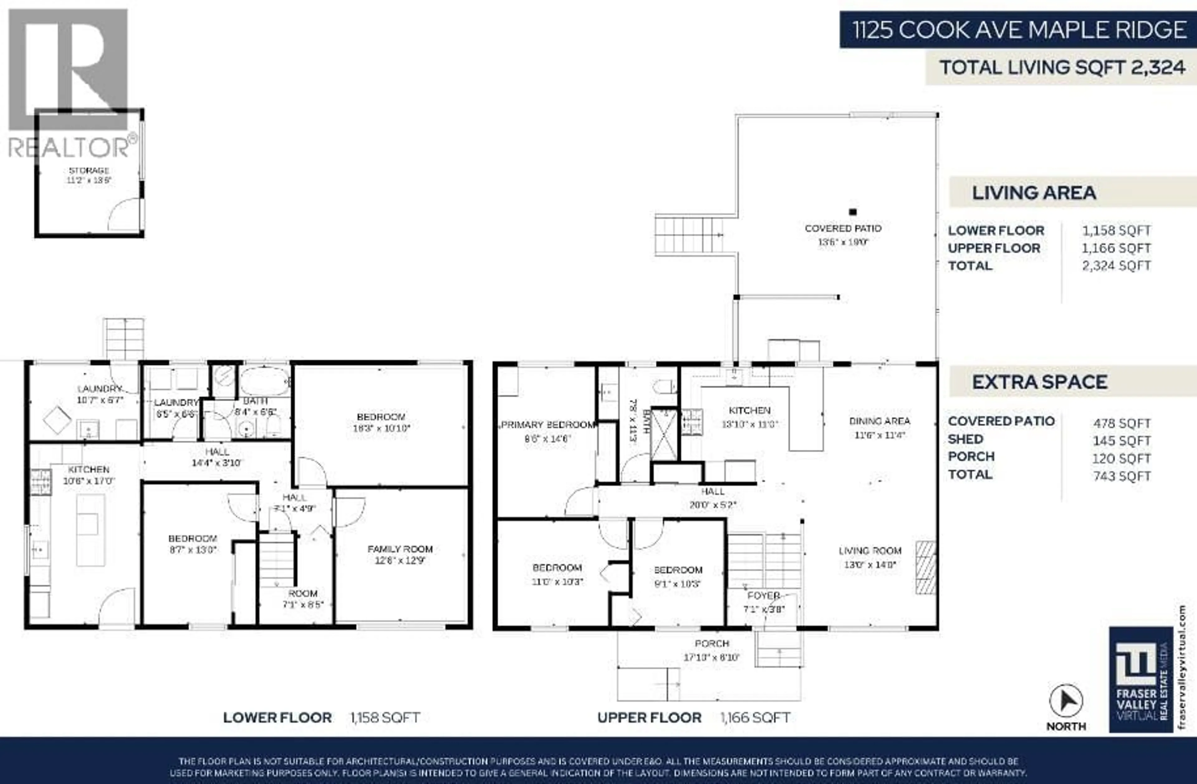Floor plan for 21139 COOK AVENUE, Maple Ridge British Columbia V2X7P7