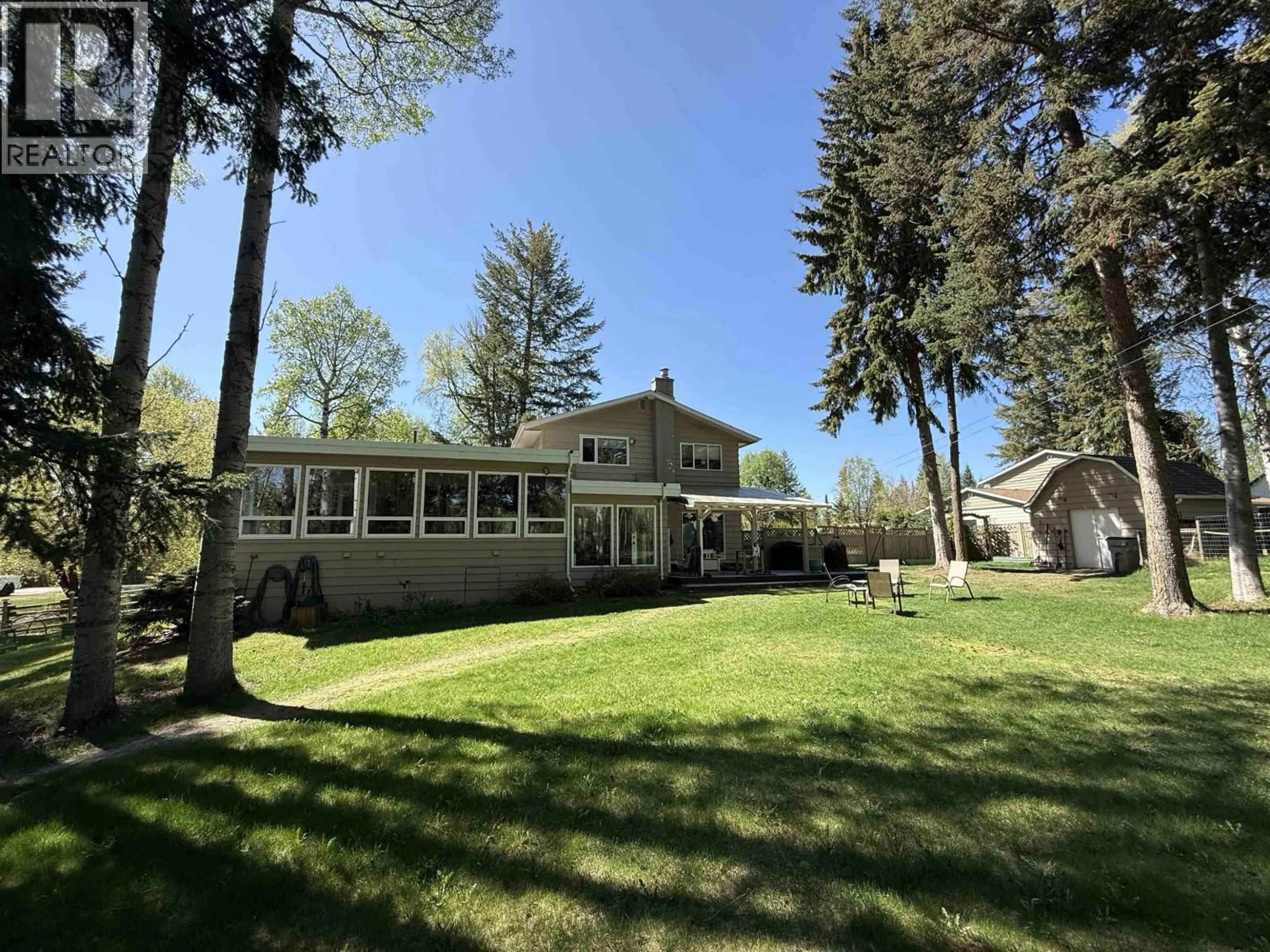 A pic from outside/outdoor area/front of a property/back of a property/a pic from drone, unknown for 144 ENEMARK ROAD, Quesnel British Columbia V2J4W6