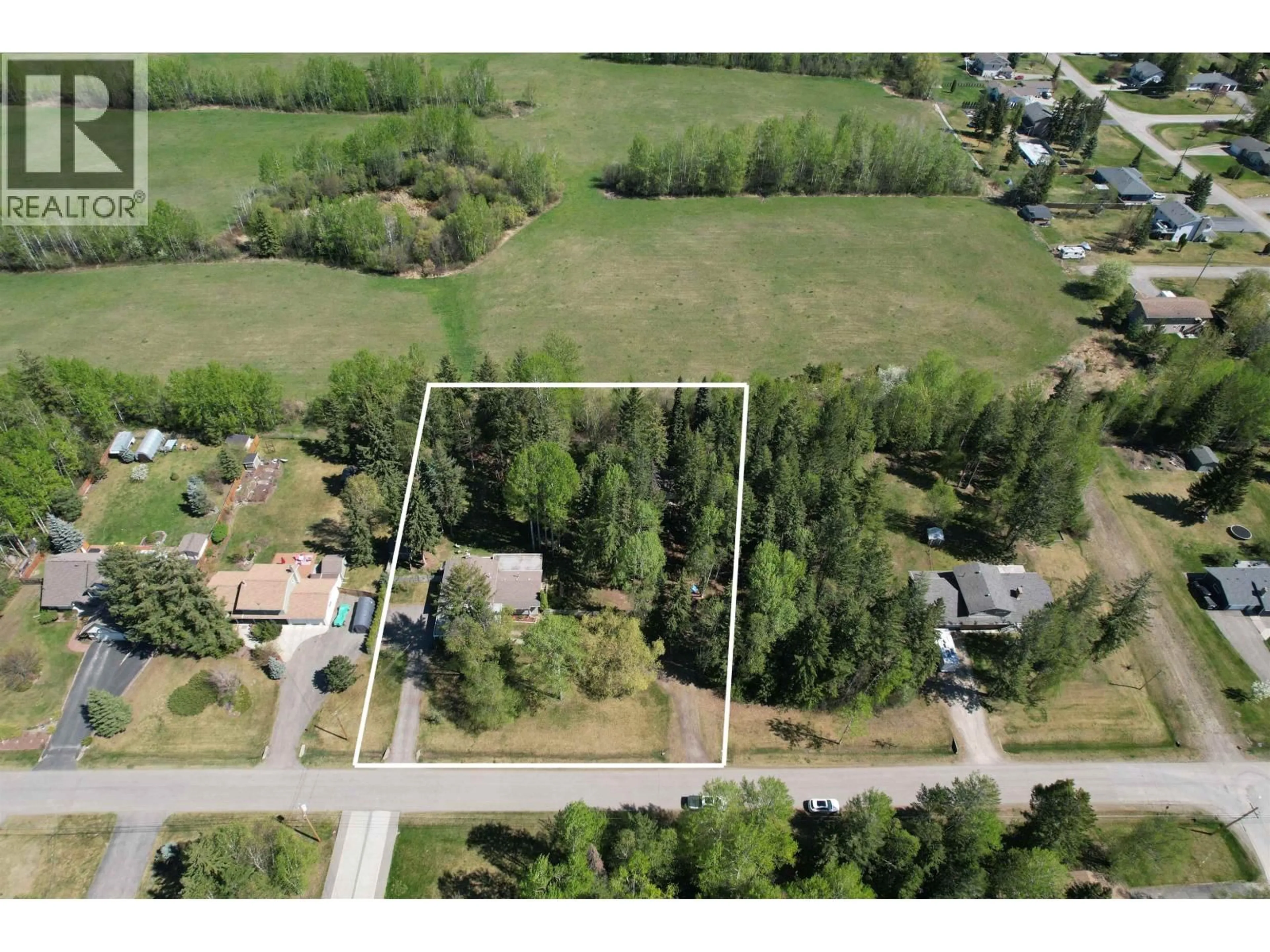 A pic from outside/outdoor area/front of a property/back of a property/a pic from drone, unknown for 144 ENEMARK ROAD, Quesnel British Columbia V2J4W6