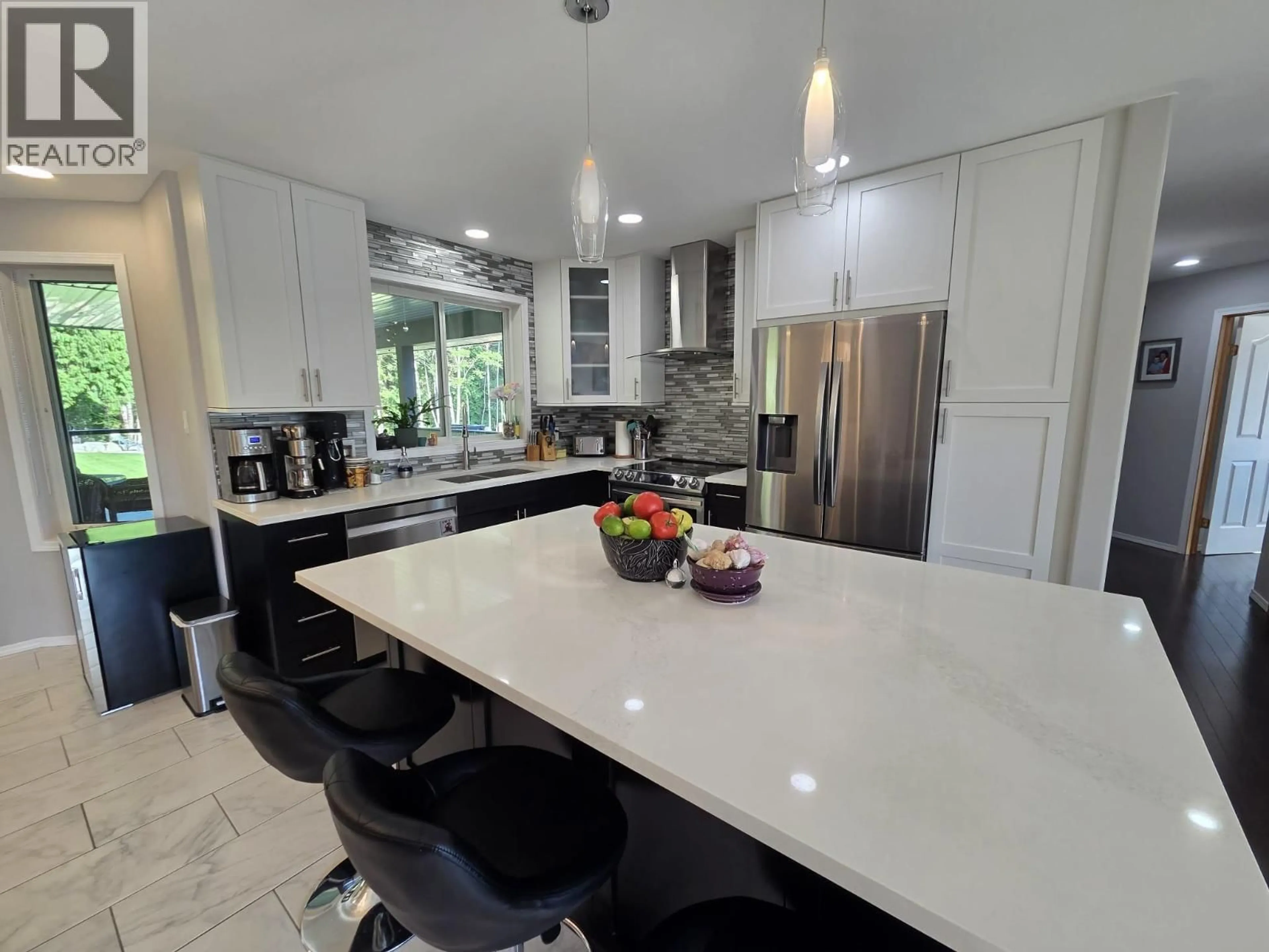 Contemporary kitchen, ceramic/tile floor for 3822 HATTON STREET, Terrace British Columbia V8G5P6