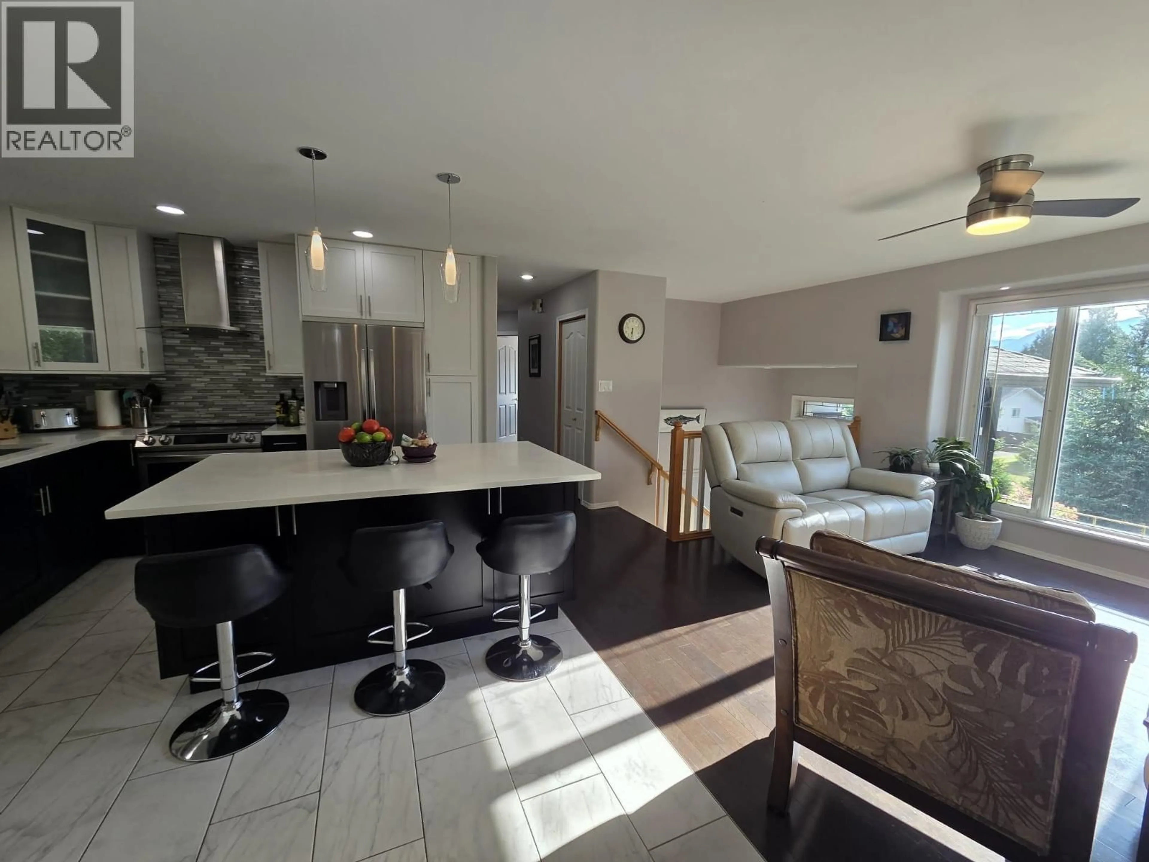 Open concept kitchen, ceramic/tile floor for 3822 HATTON STREET, Terrace British Columbia V8G5P6
