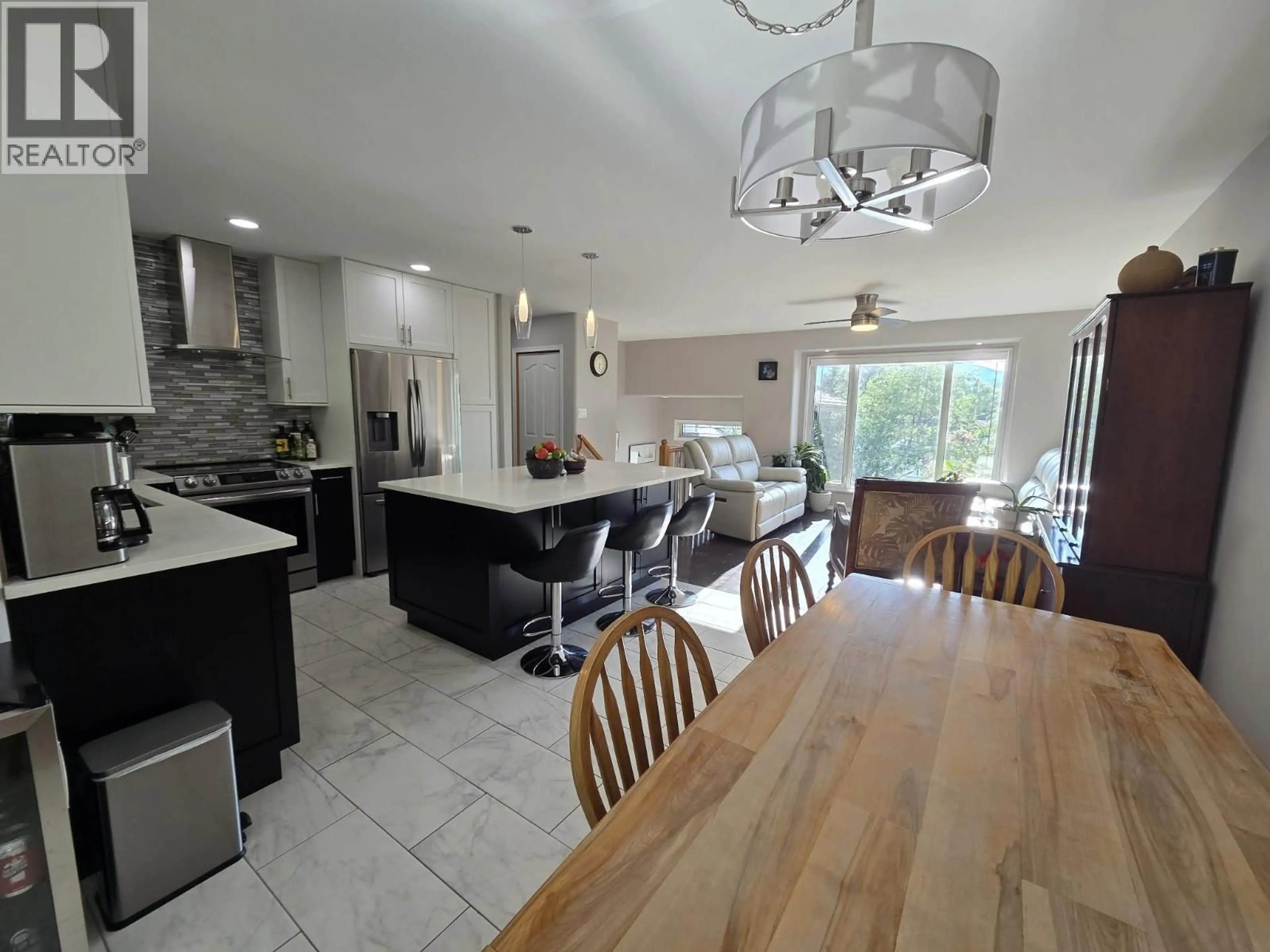 Open concept kitchen, ceramic/tile floor for 3822 HATTON STREET, Terrace British Columbia V8G5P6