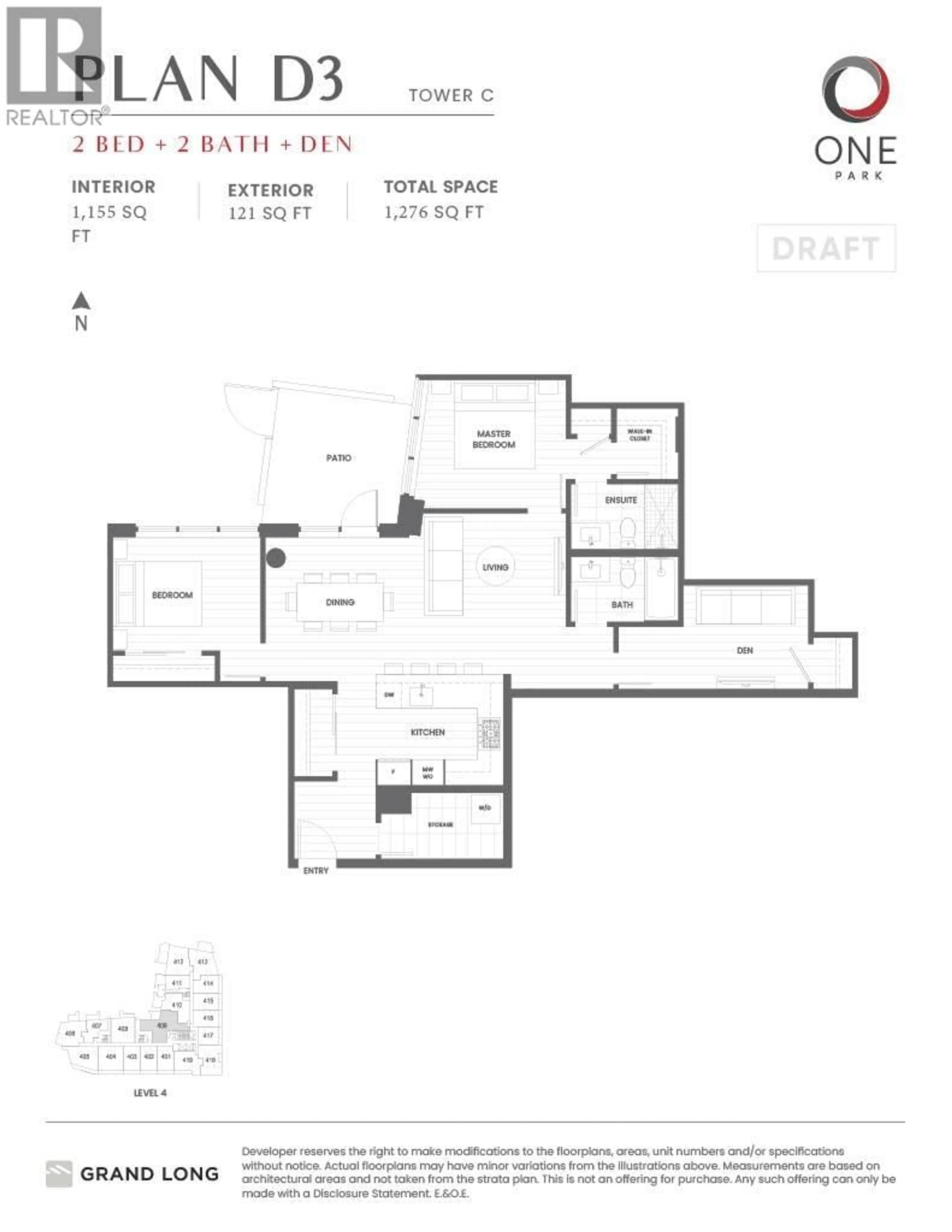 Floor plan for 409 - 6655 BUSWELL STREET, Richmond British Columbia V6Y0M4