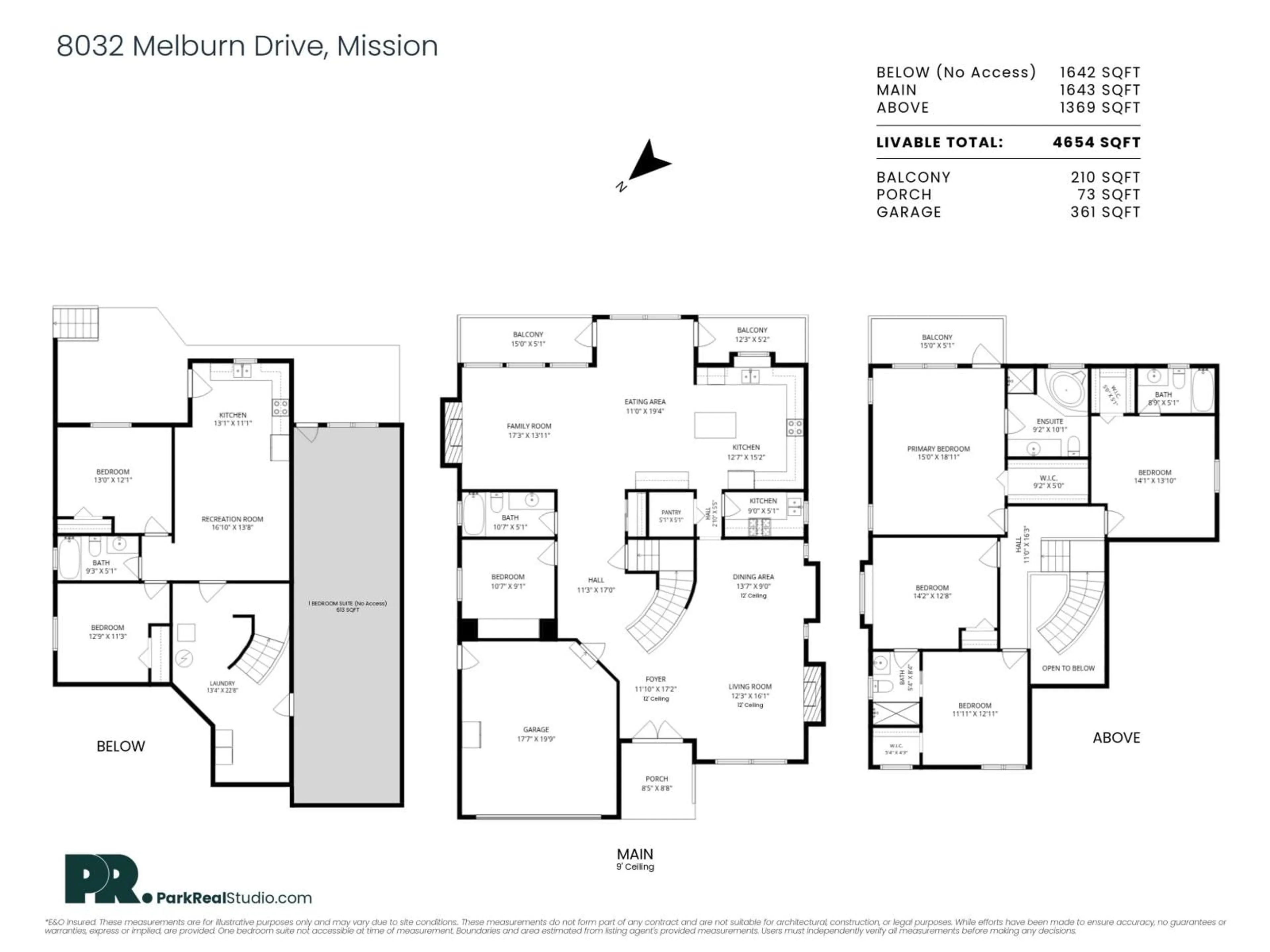 Floor plan for 8032 MELBURN DRIVE, Mission British Columbia V2V2B6