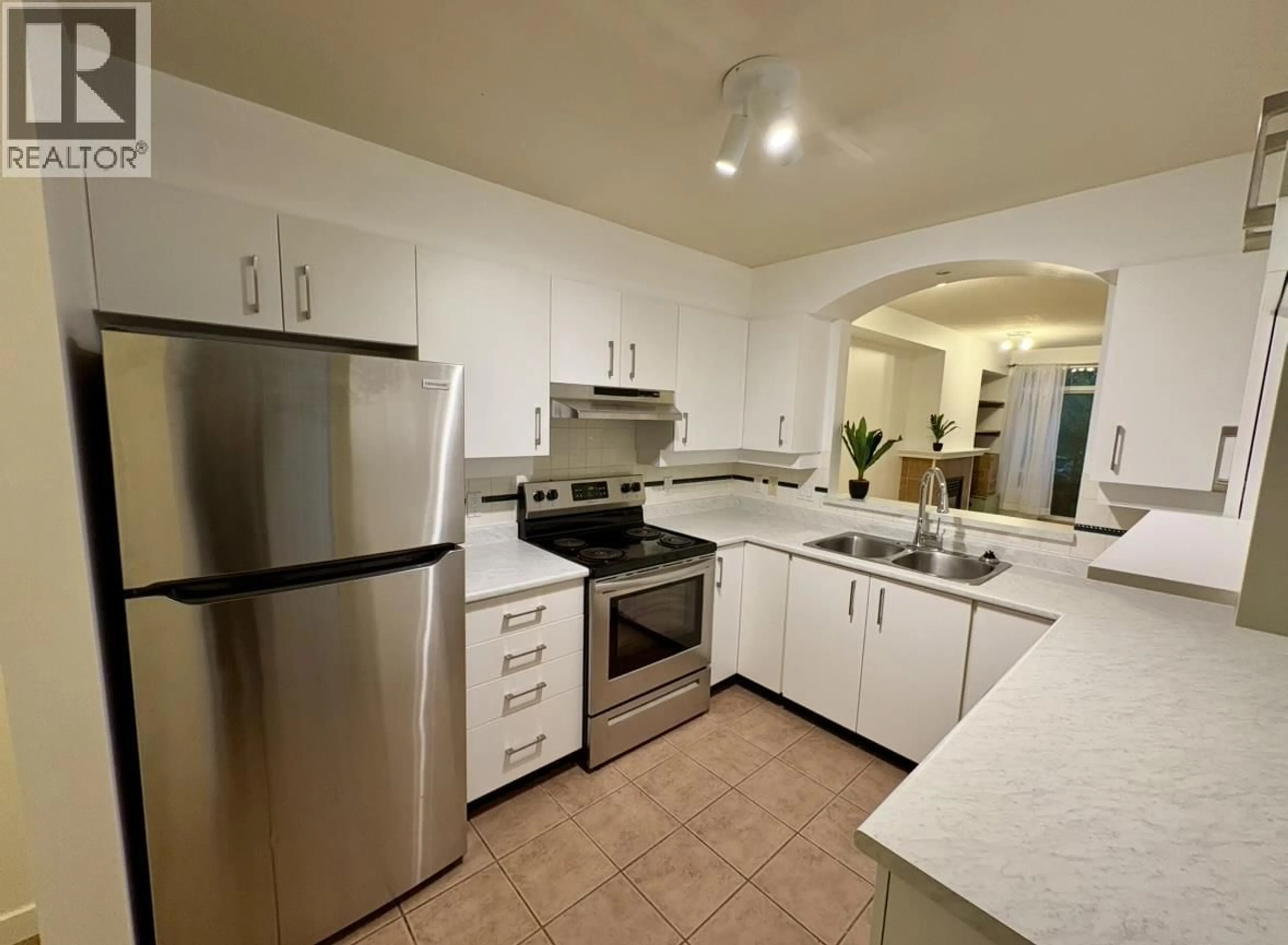 Standard kitchen, ceramic/tile floor for 212 - 3600 WINDCREST DRIVE, North Vancouver British Columbia V7G2S5