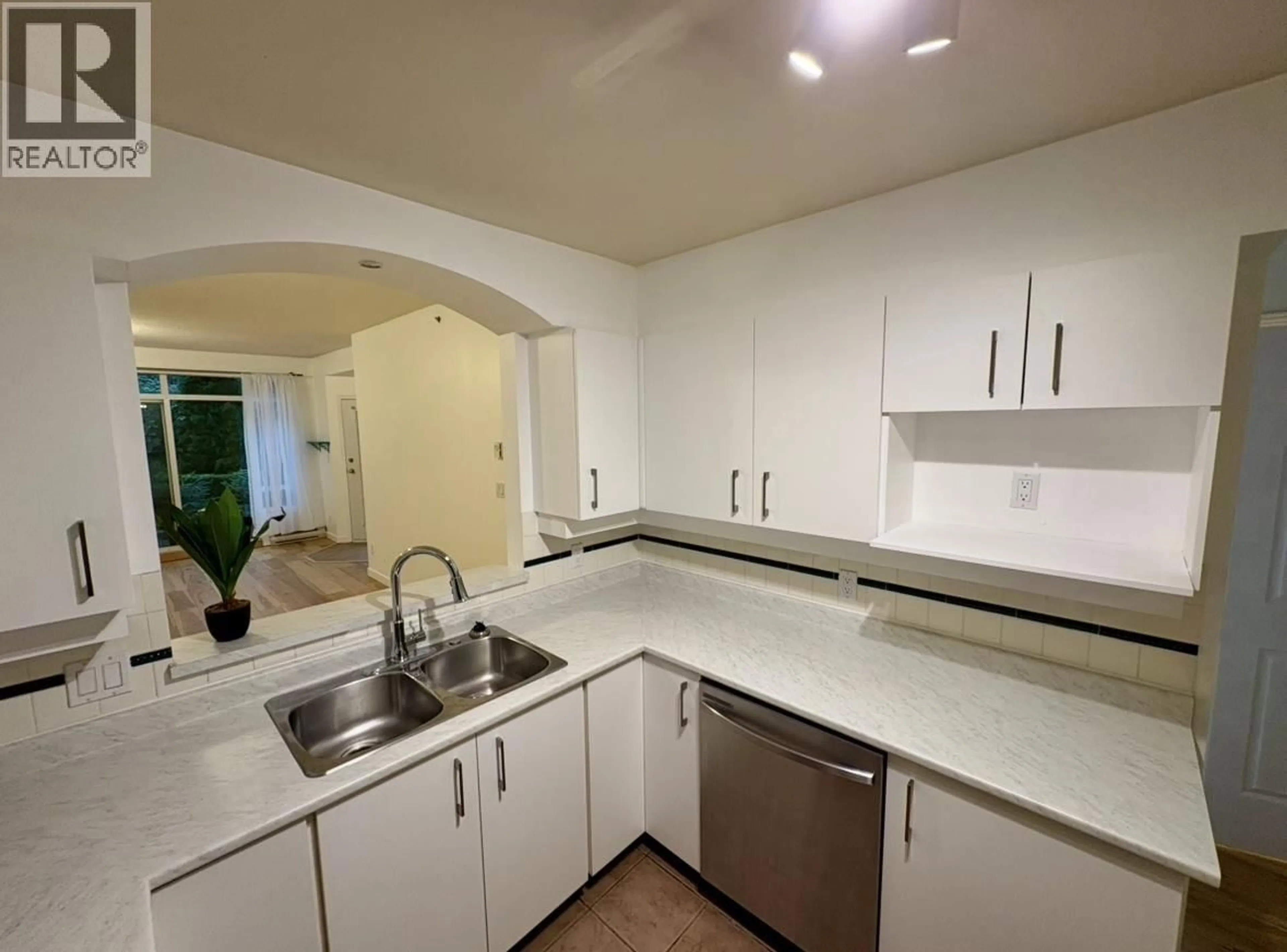 Standard kitchen, ceramic/tile floor for 212 - 3600 WINDCREST DRIVE, North Vancouver British Columbia V7G2S5
