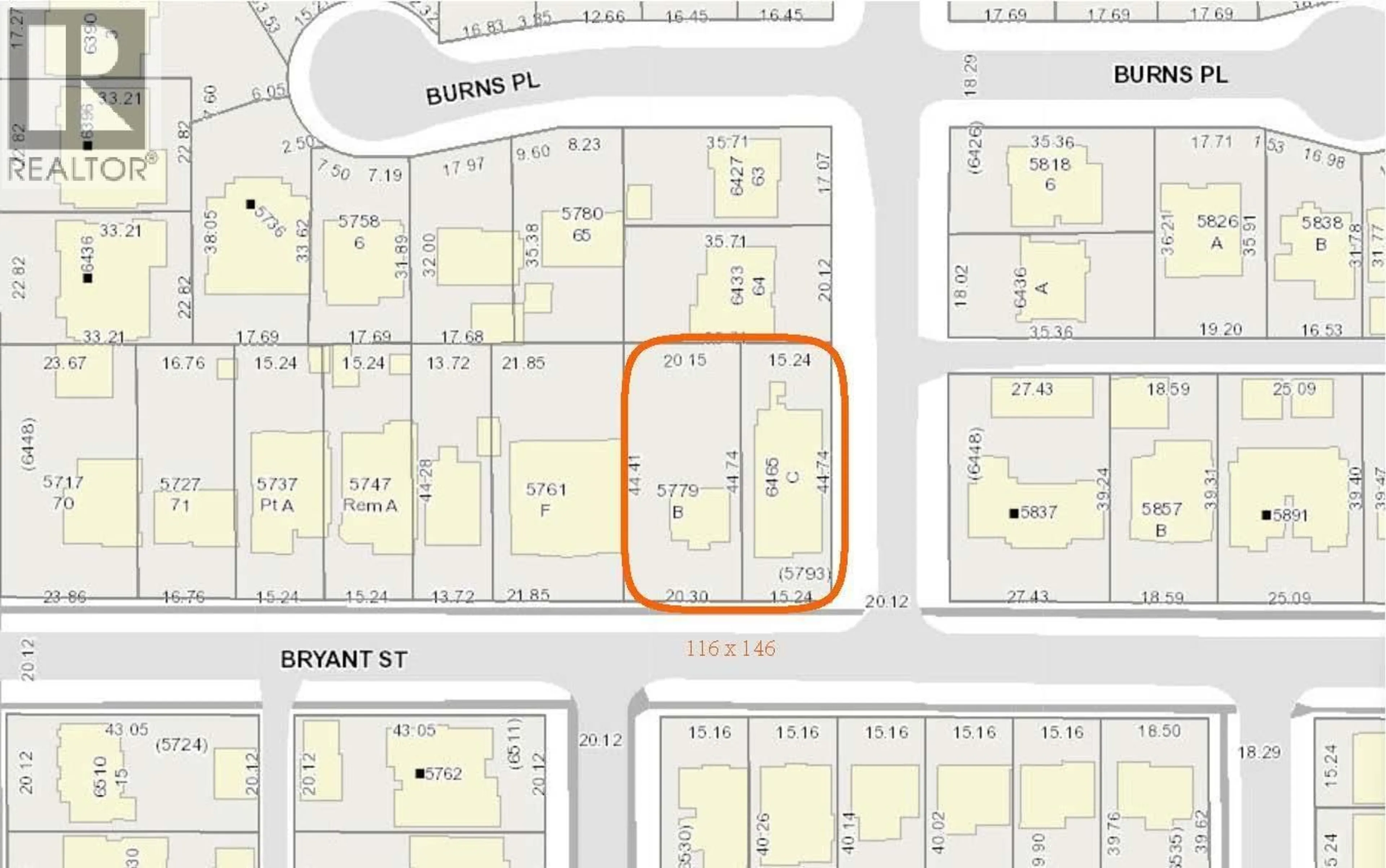 Picture of a map for 6465 KISBEY AVENUE, Burnaby British Columbia V5H3T7