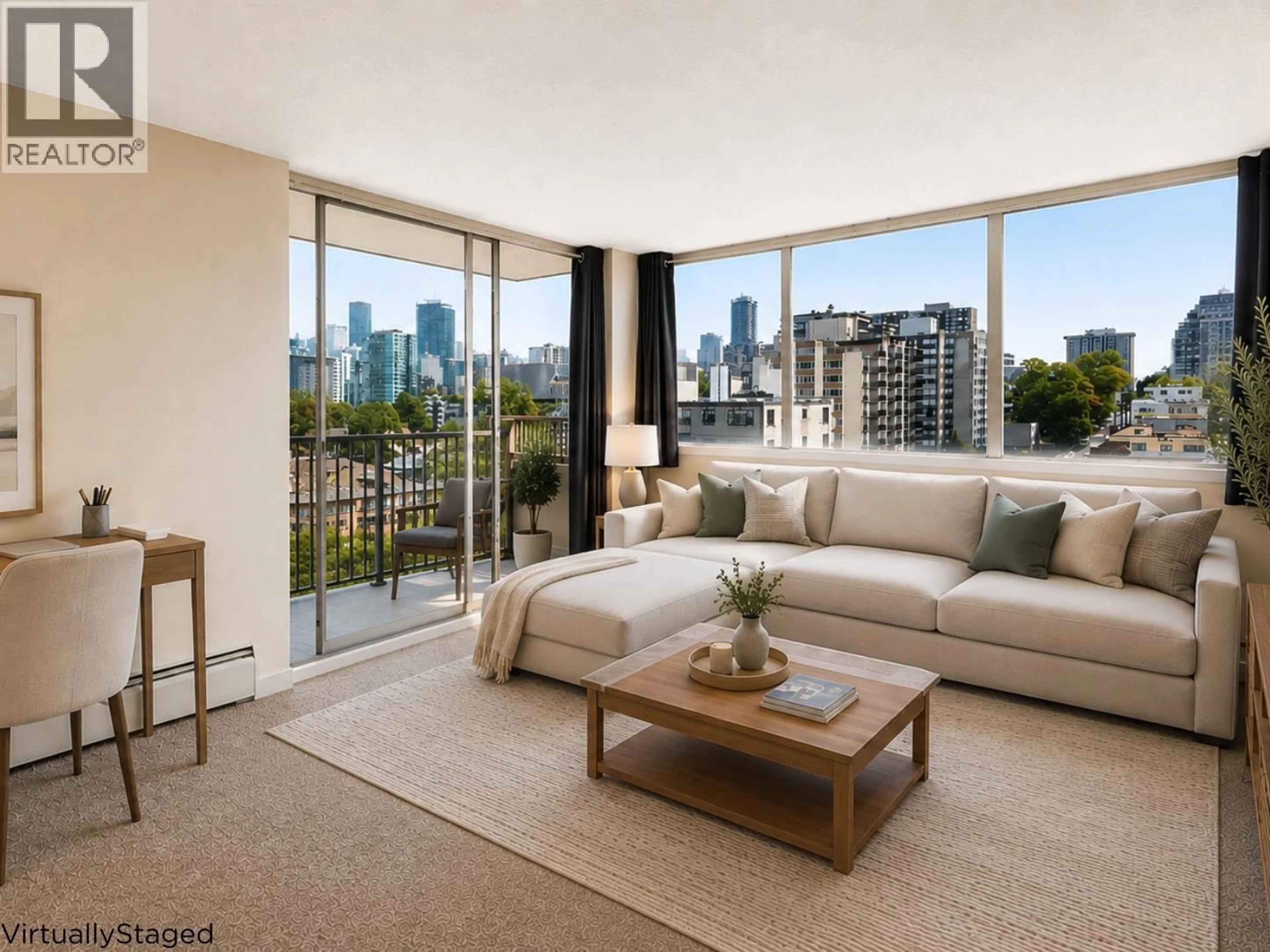 Living room with furniture, unknown for 1105 - 1251 CARDERO STREET, Vancouver British Columbia V6G2H9