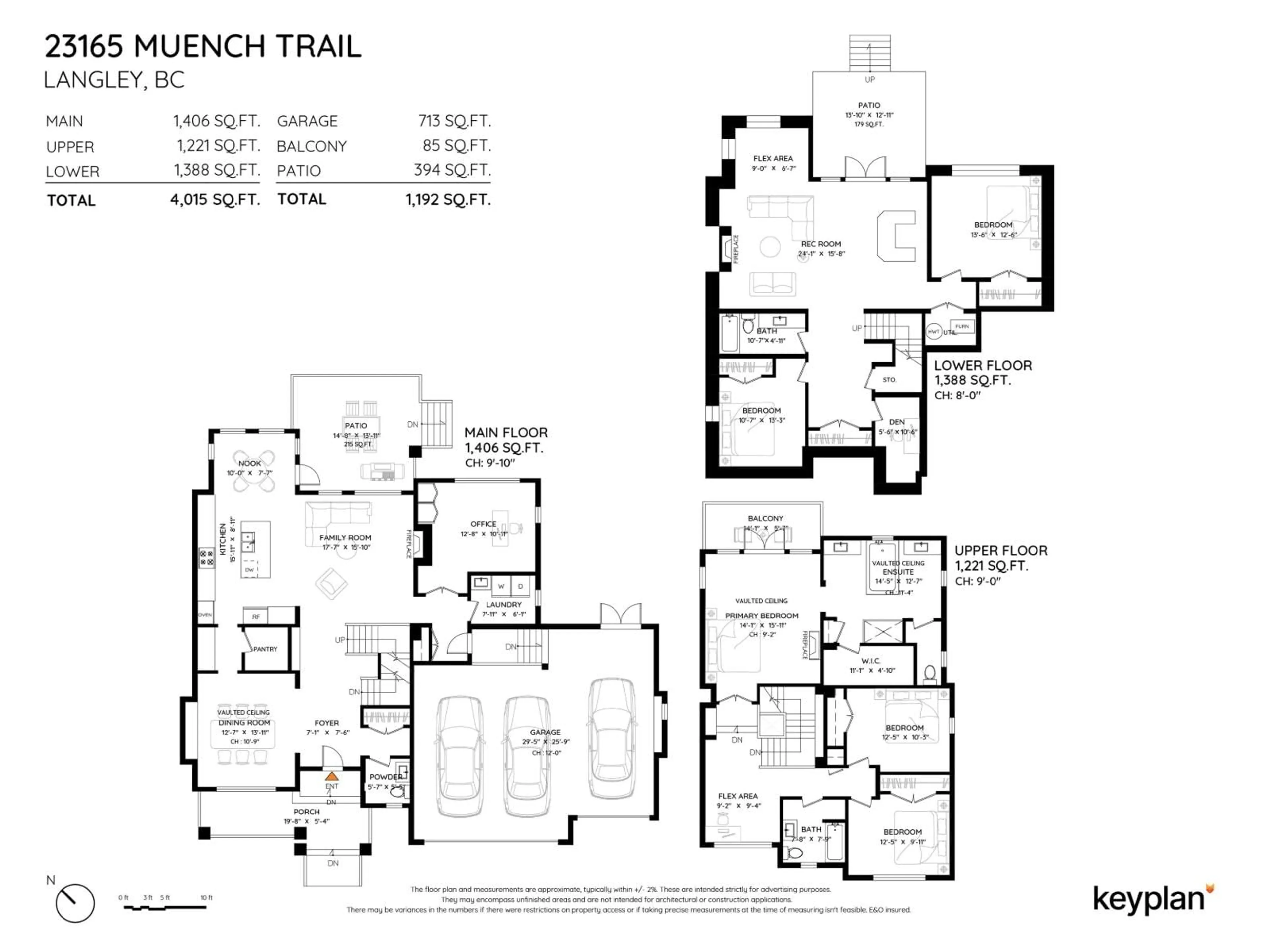 Floor plan for 23165 MUENCH TRAIL, Langley British Columbia V1M4G1