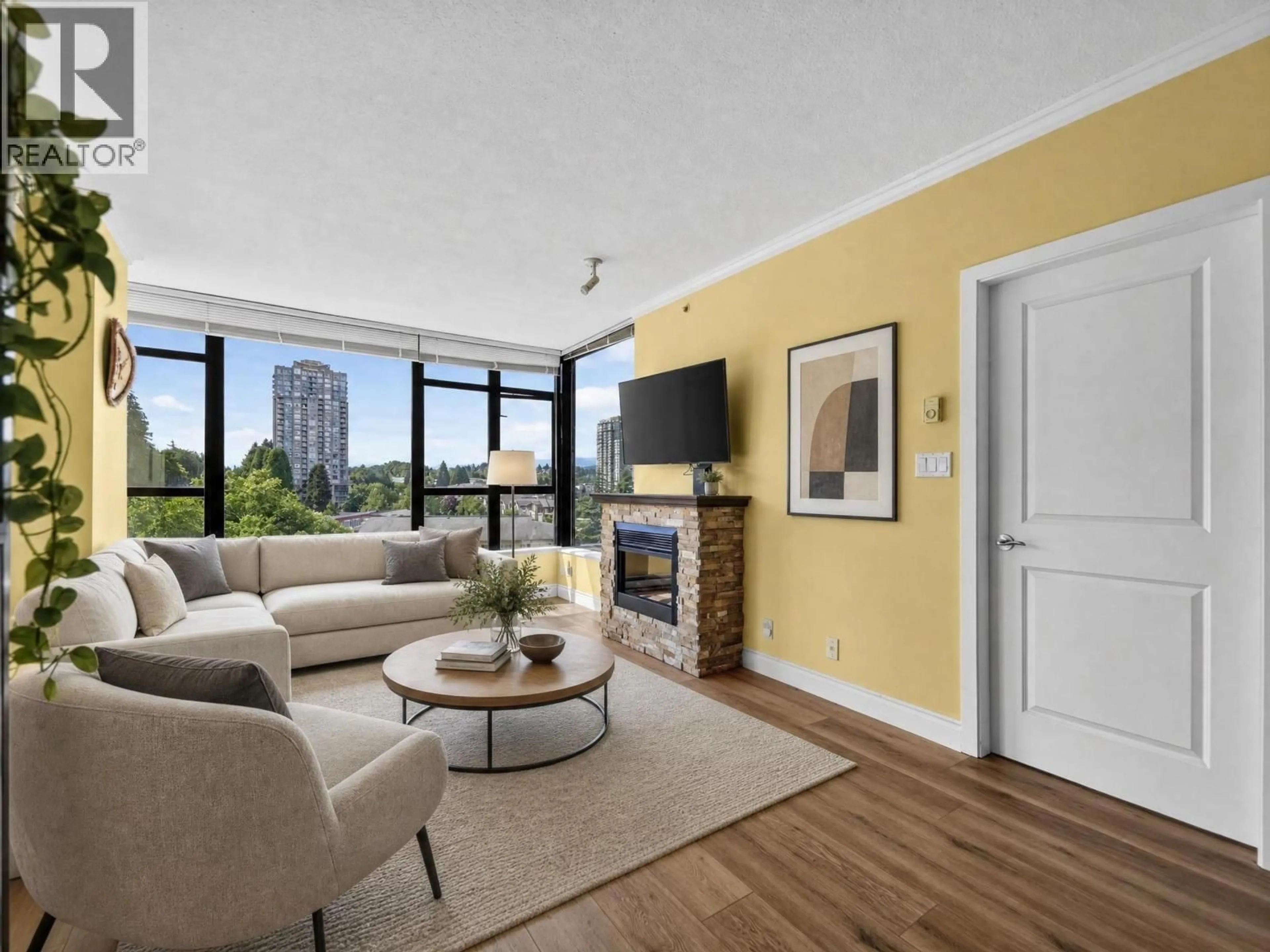 Living room with furniture, unknown for 1101 - 11 ROYAL AVENUE, New Westminster British Columbia V3L0A8