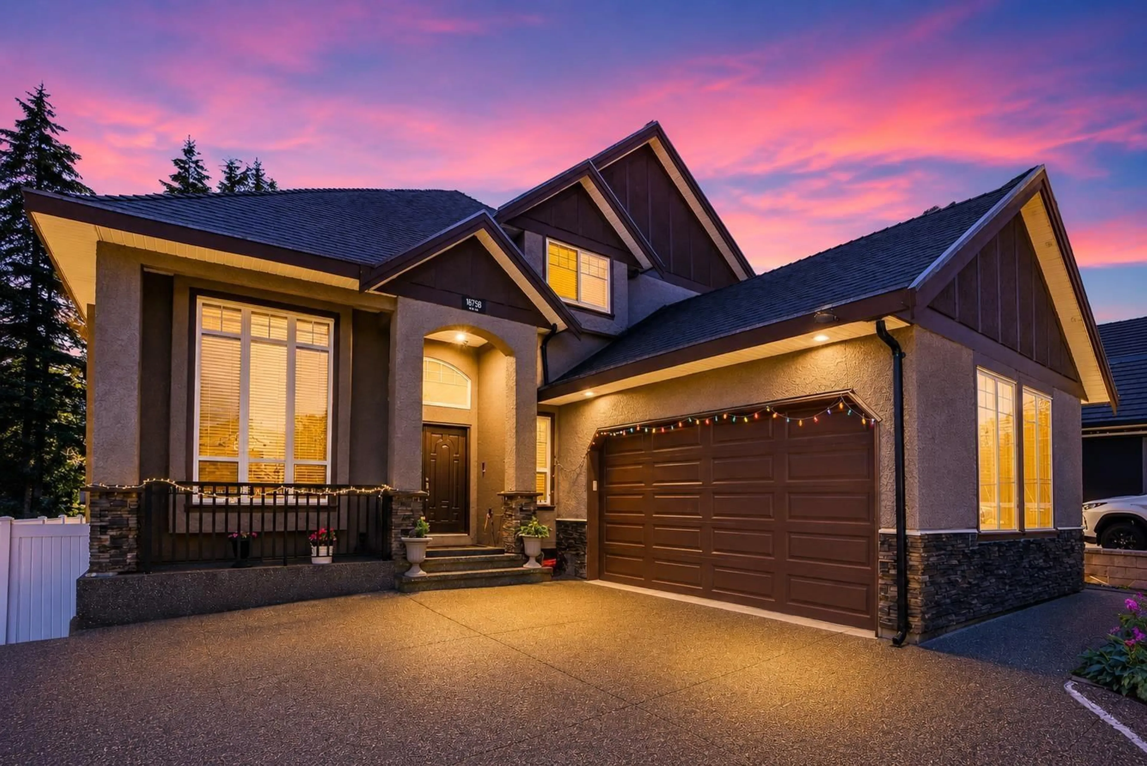 Home with brick exterior material, street for 16758 86 AVENUE, Surrey British Columbia V4N5N4
