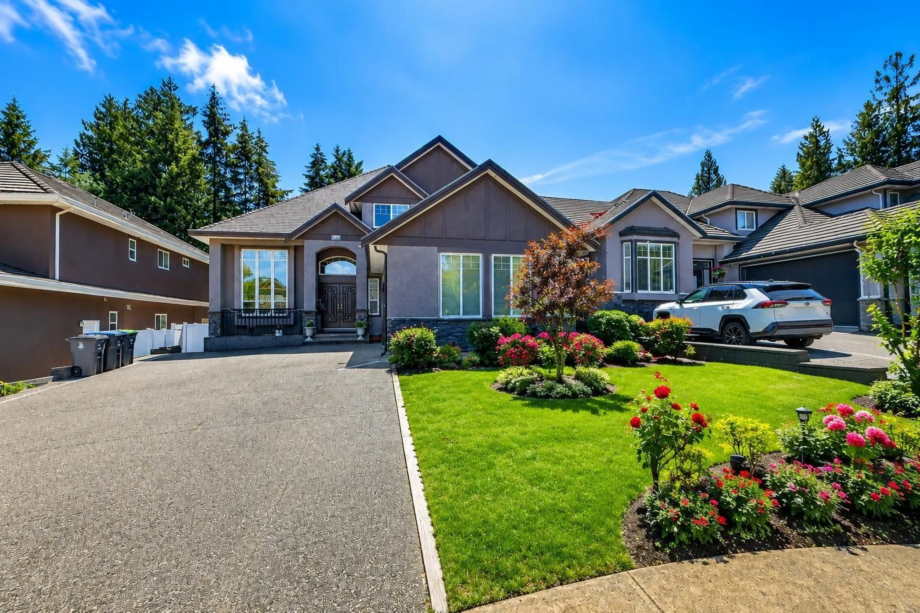 Home with vinyl exterior material, street for 16758 86 AVENUE, Surrey British Columbia V4N5N4