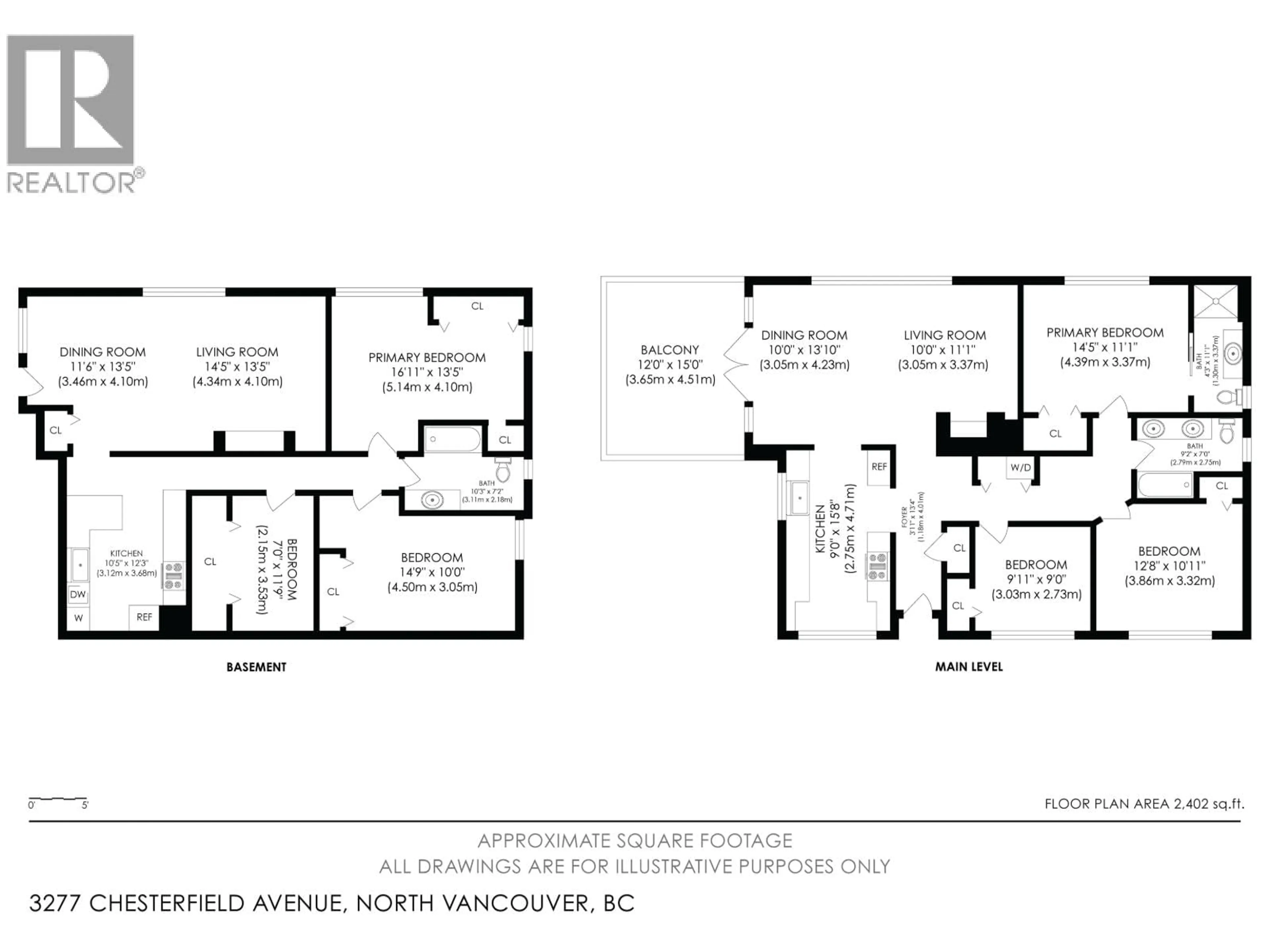 Floor plan for 3277 CHESTERFIELD AVENUE, North Vancouver British Columbia V7N3M8