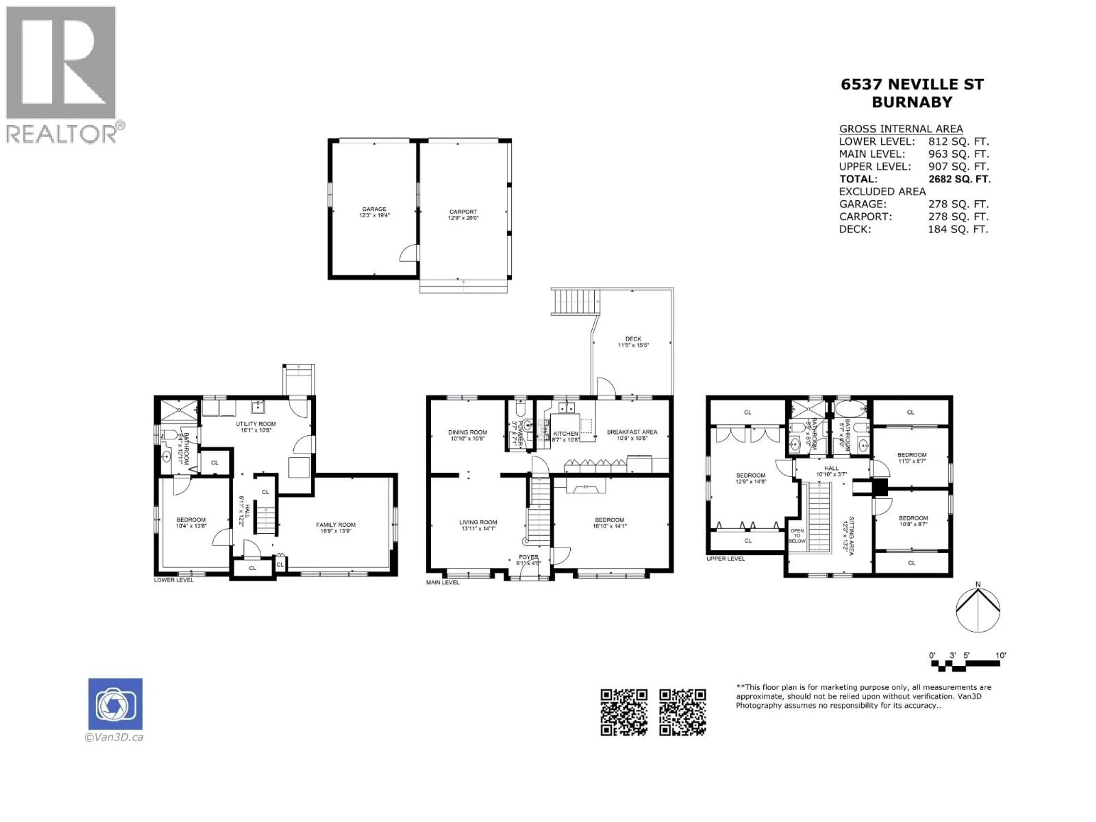 Unknown for 6537 NEVILLE STREET, Burnaby British Columbia V5E1A5