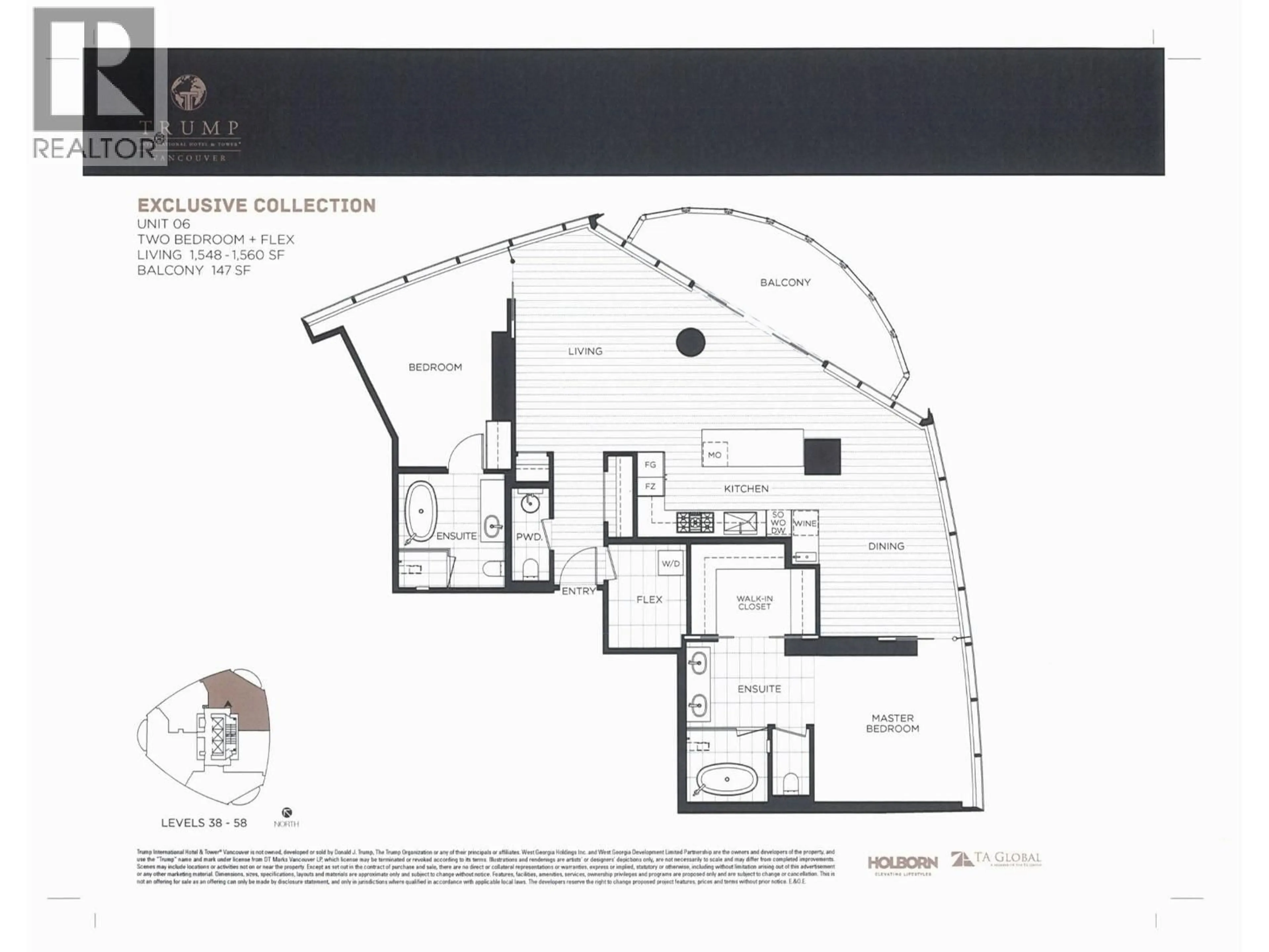 Floor plan for 4806 - 1151 GEORGIA STREET, Vancouver British Columbia V6E0B3