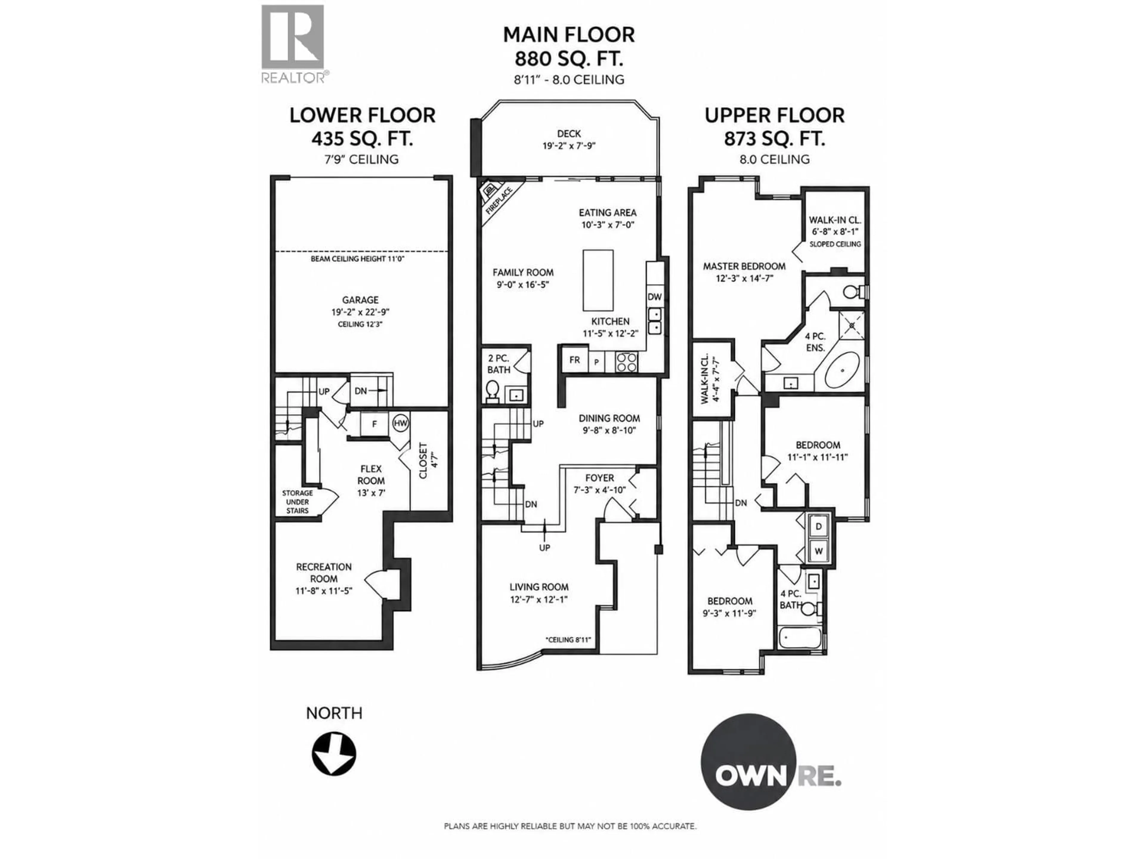 Floor plan for 8 - 920 CITADEL DRIVE, Port Coquitlam British Columbia V3C5X8