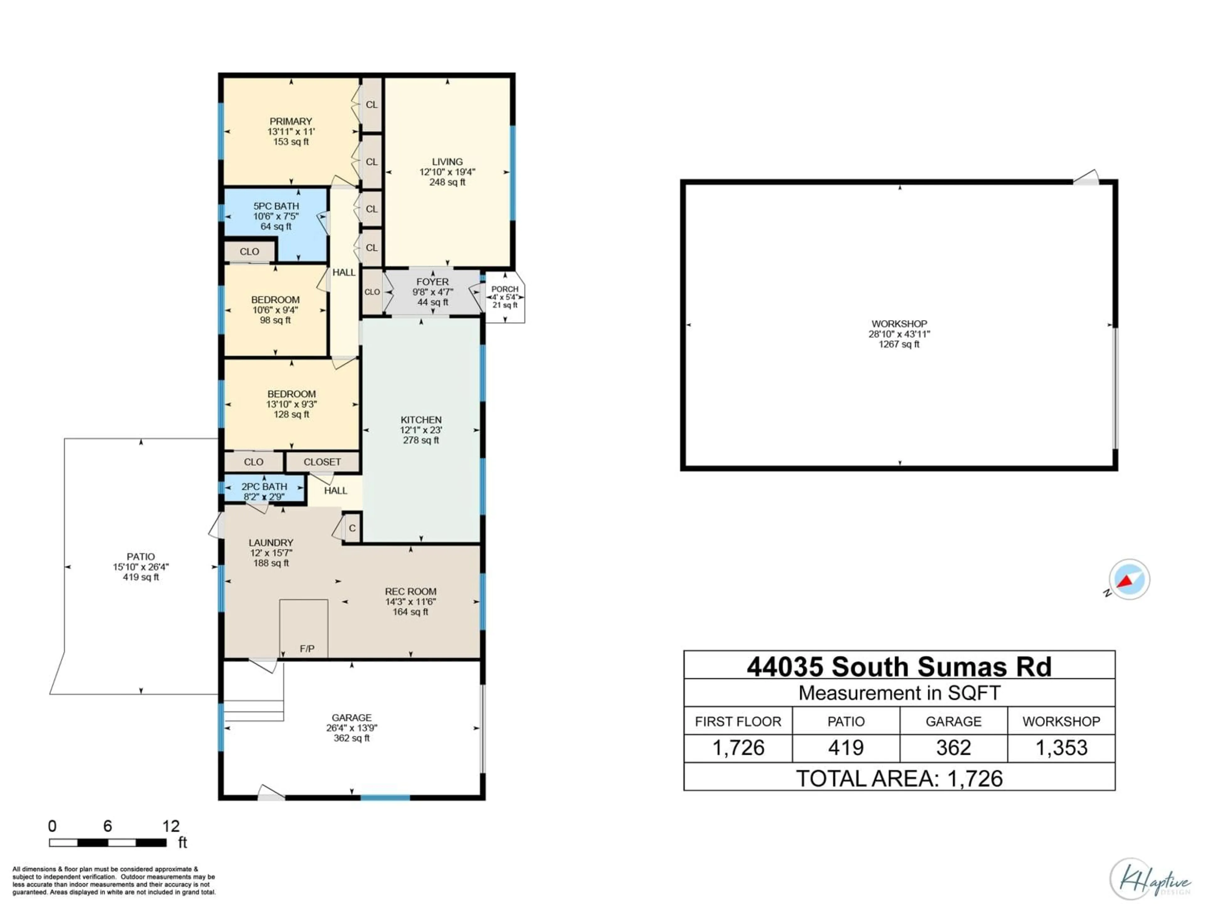 Floor plan for 44035 SOUTH SUMAS ROAD, Chilliwack British Columbia V2R4B1