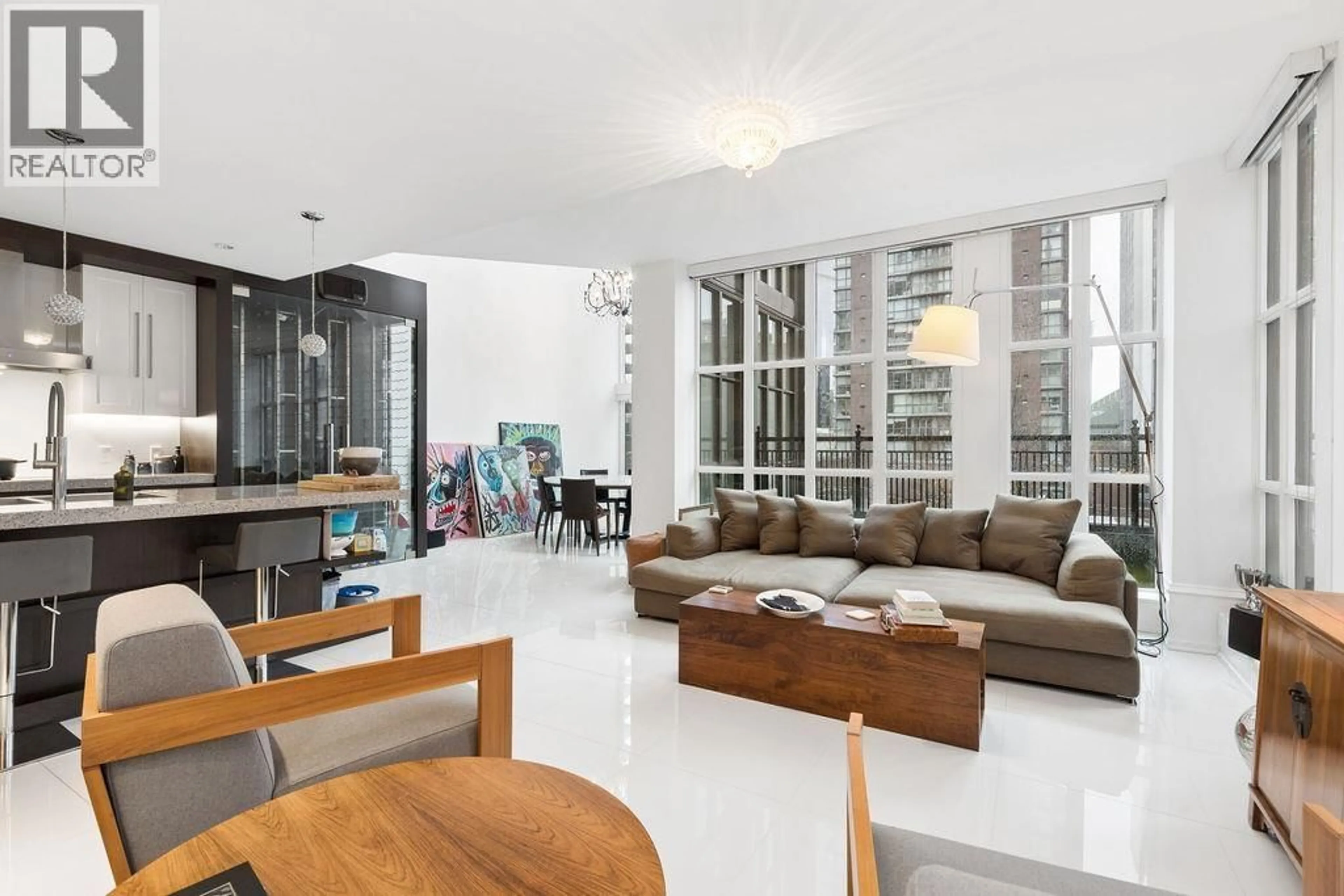 Living room with furniture, unknown for PH2 - 1102 HORNBY STREET, Vancouver British Columbia V6Z1V8