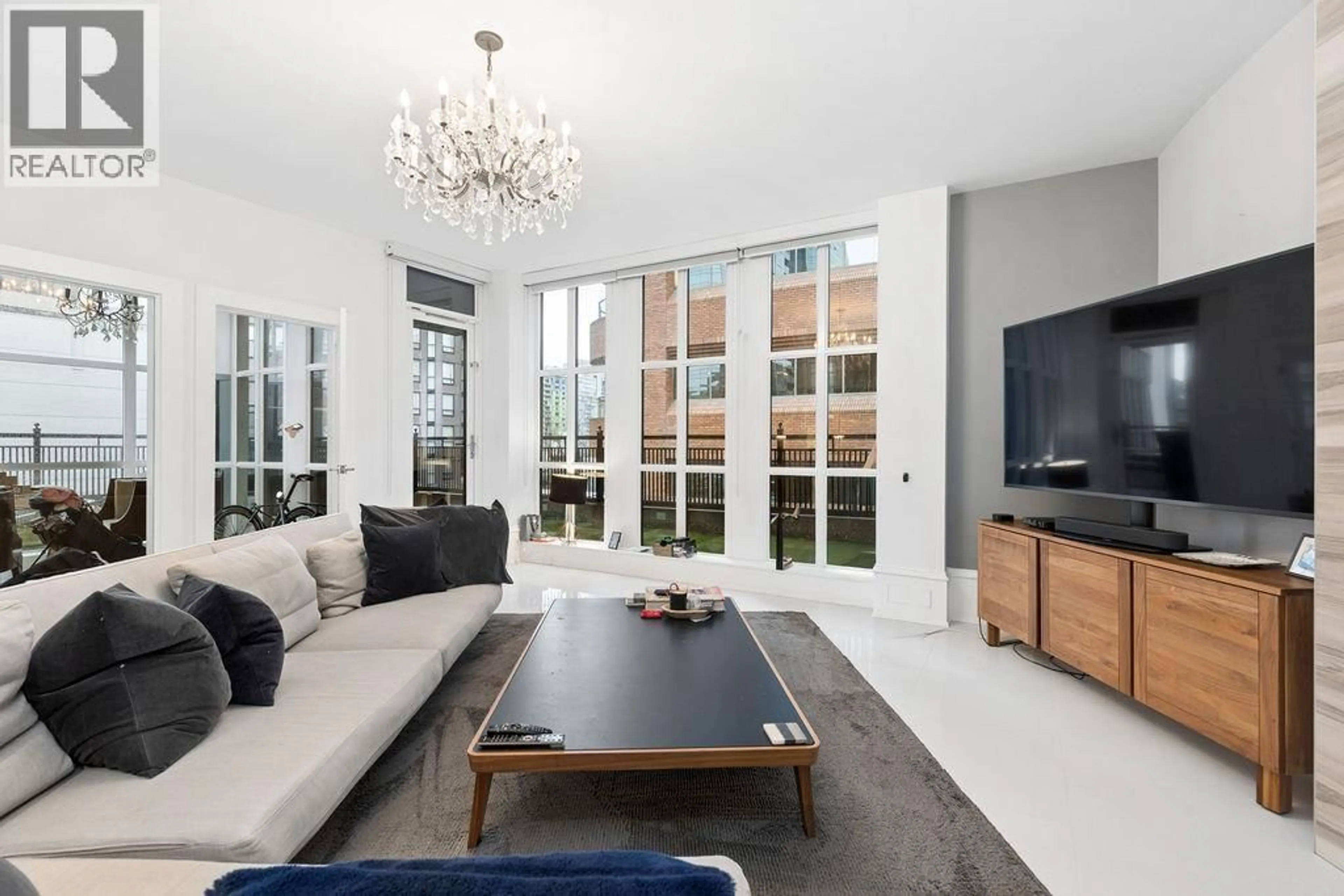Living room with furniture, unknown for PH2 - 1102 HORNBY STREET, Vancouver British Columbia V6Z1V8