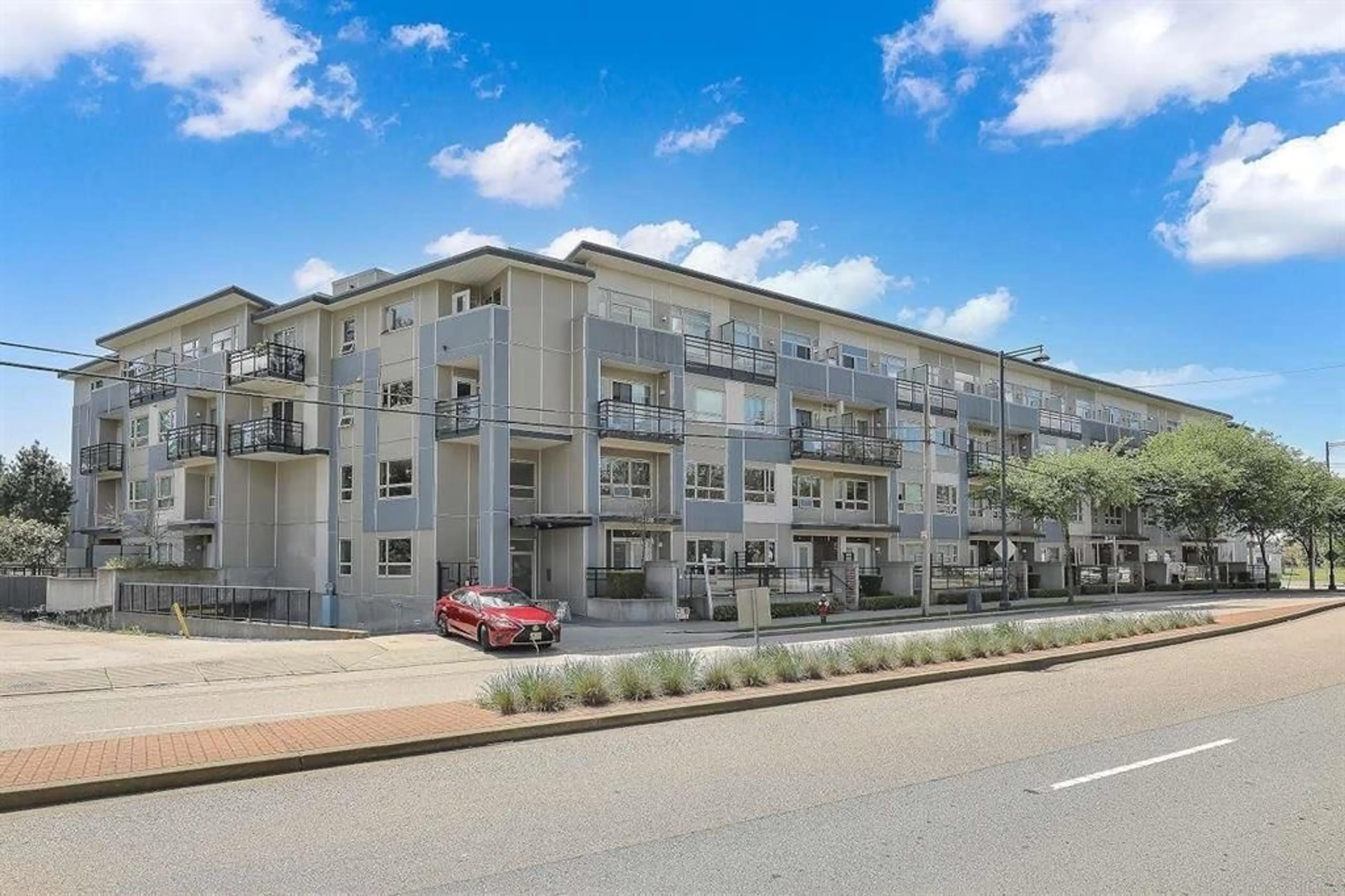 A pic from outside/outdoor area/front of a property/back of a property/a pic from drone, street for 301 - 13228 OLD YALE ROAD, Surrey British Columbia V3T0K3