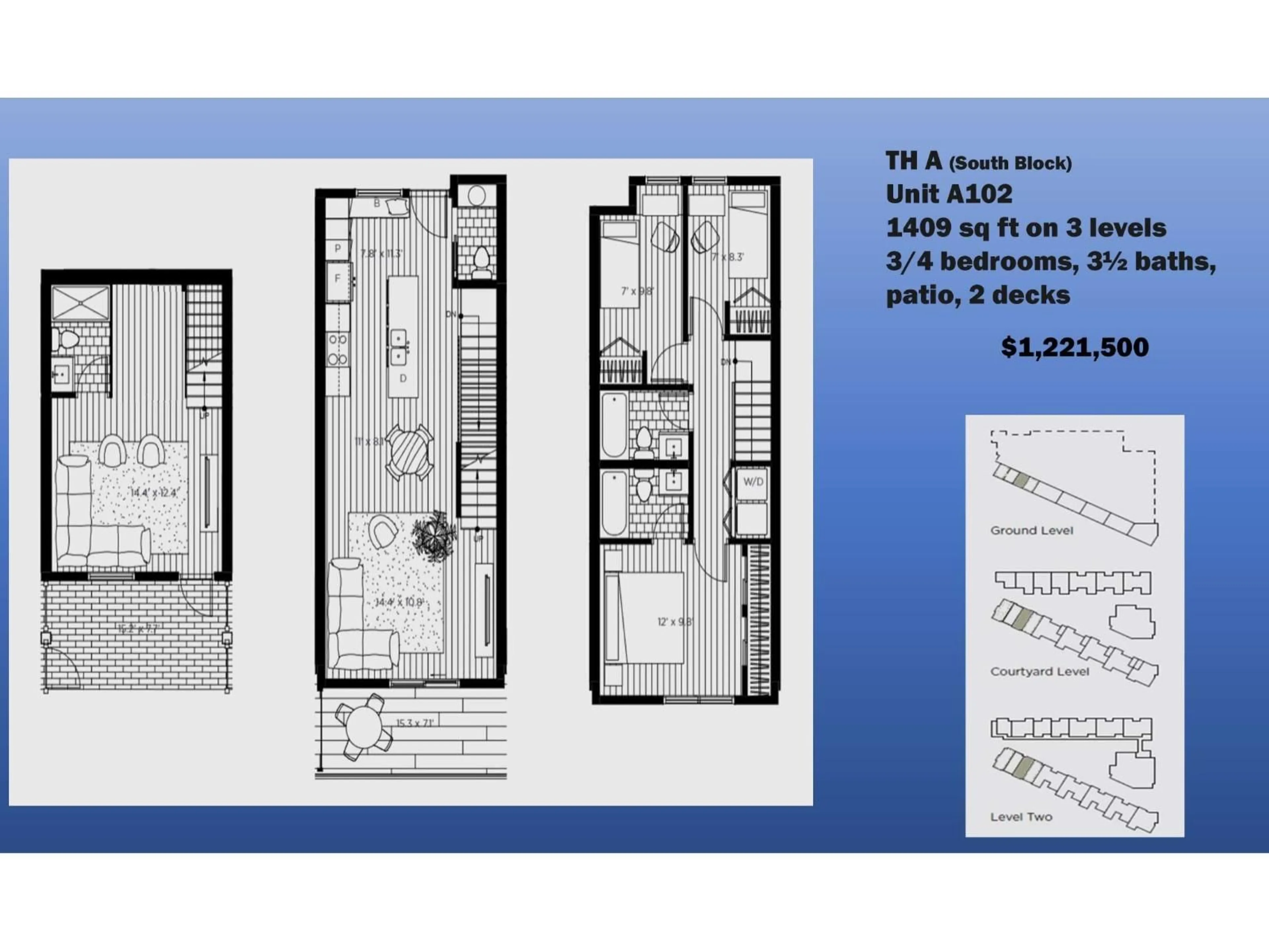 Floor plan for A102 - 6644 203 STREET, Langley British Columbia V2Y2Z1