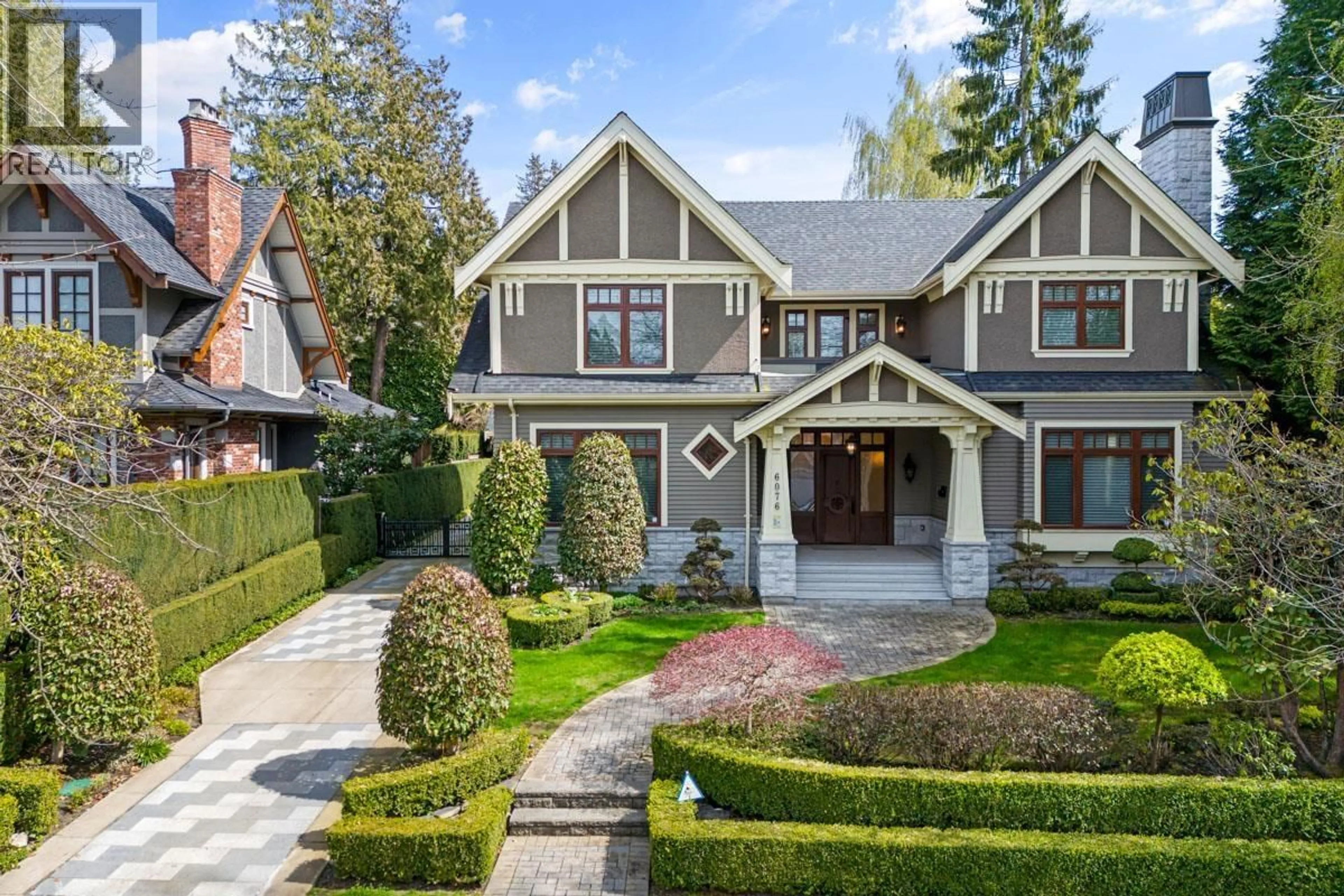 Home with brick exterior material, street for 6076 ANGUS DRIVE, Vancouver British Columbia V6M3P1