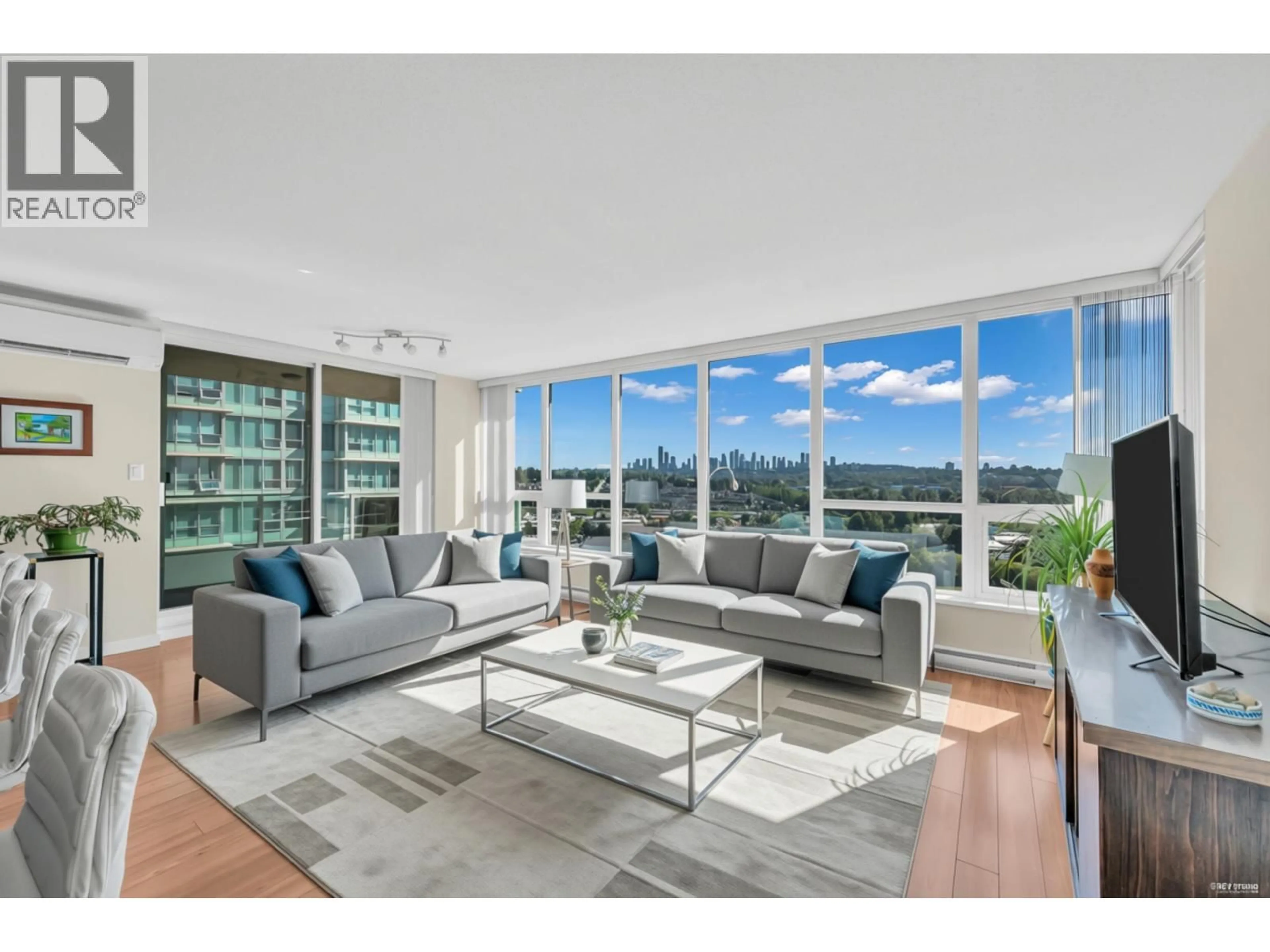 Living room with furniture, unknown for 1503 - 2200 DOUGLAS ROAD, Burnaby British Columbia V5C0G8