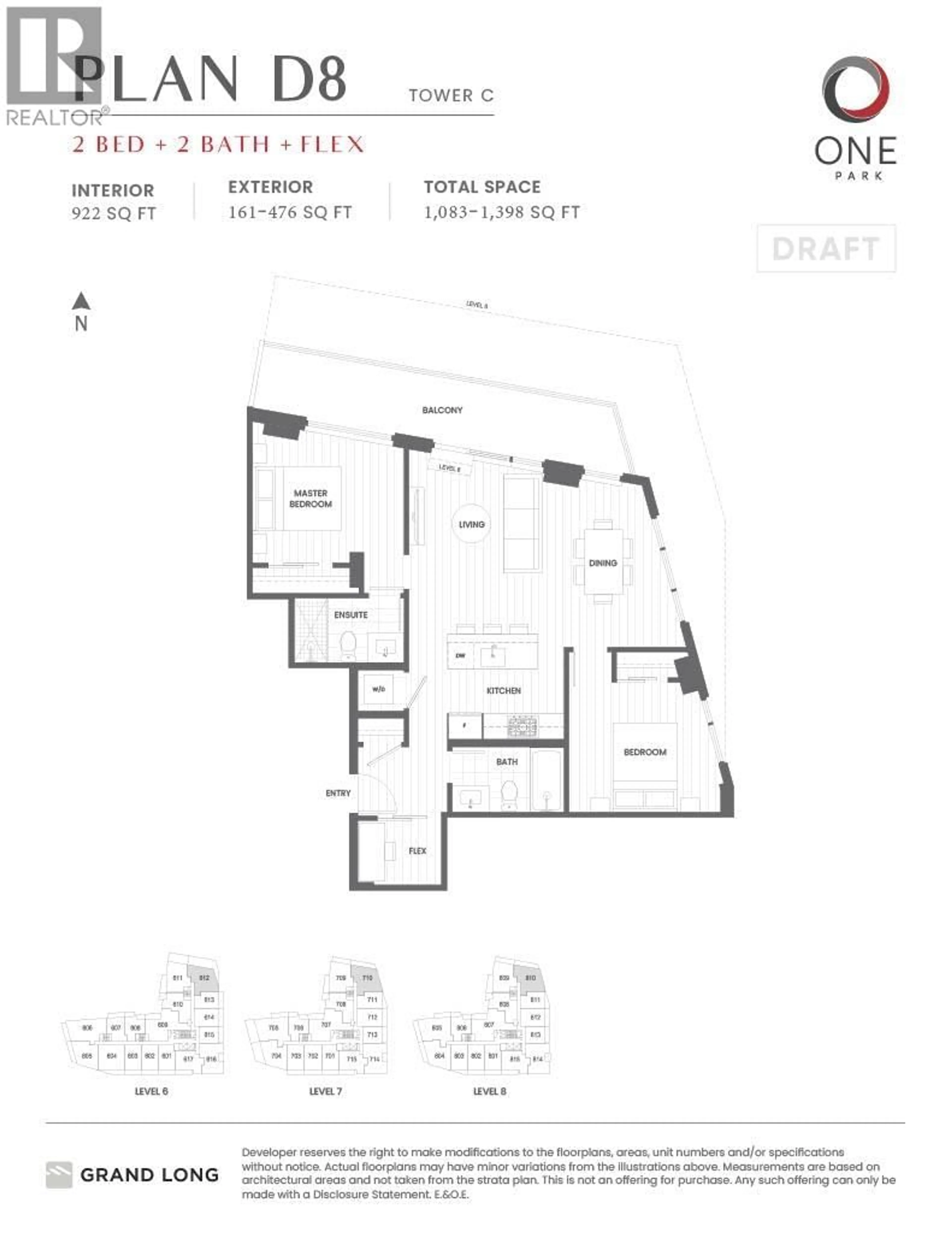 Floor plan for 612 - 6655 BUSWELL STREET, Richmond British Columbia V6Y0M4