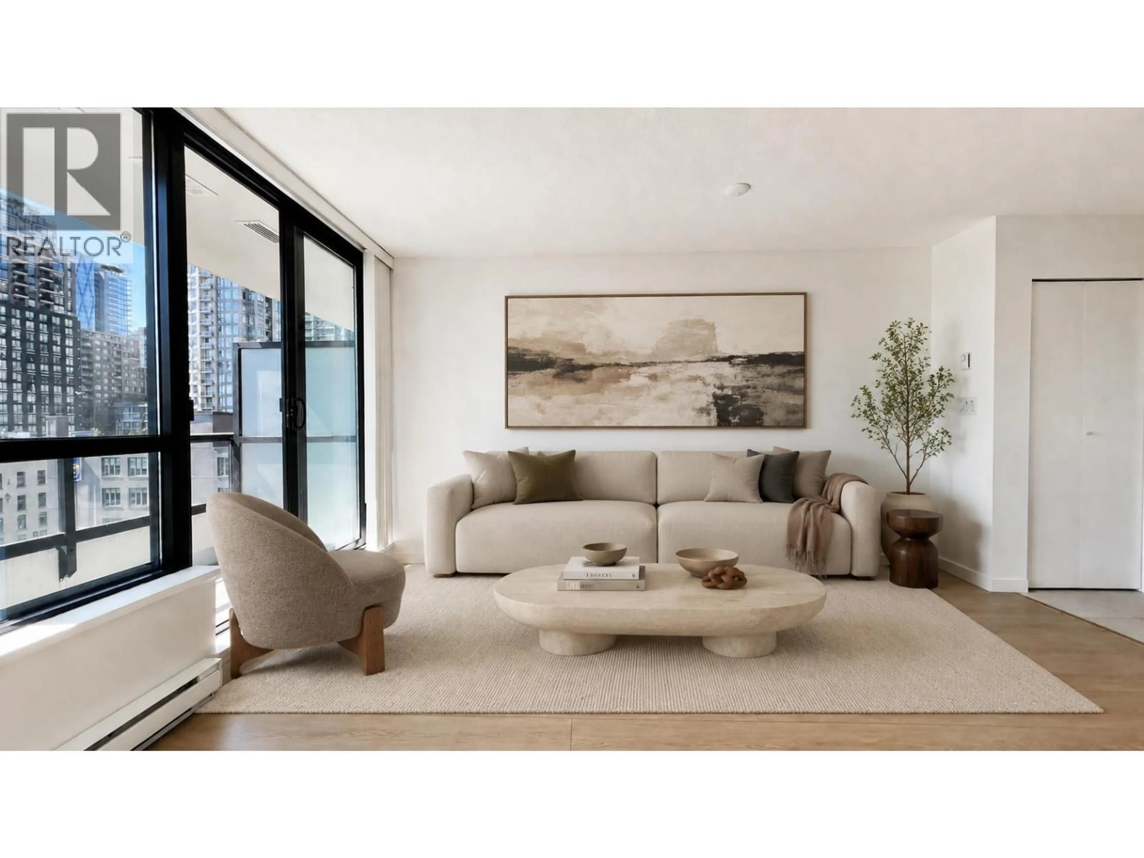 Living room with furniture, unknown for 908 - 977 MAINLAND STREET, Vancouver British Columbia V6B1T2