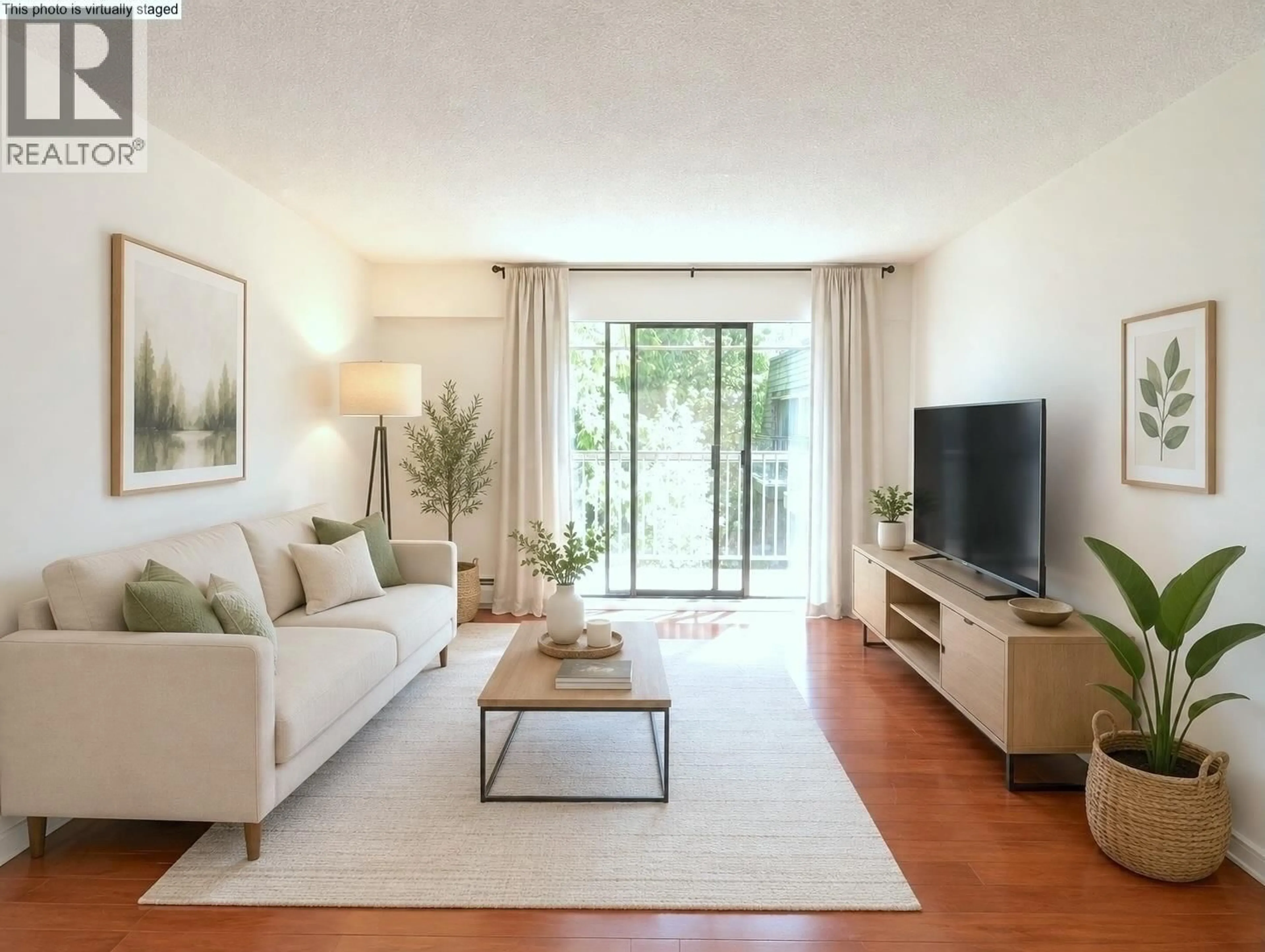 Living room with furniture, unknown for 308 - 7428 19TH AVENUE, Burnaby British Columbia V3N1E1