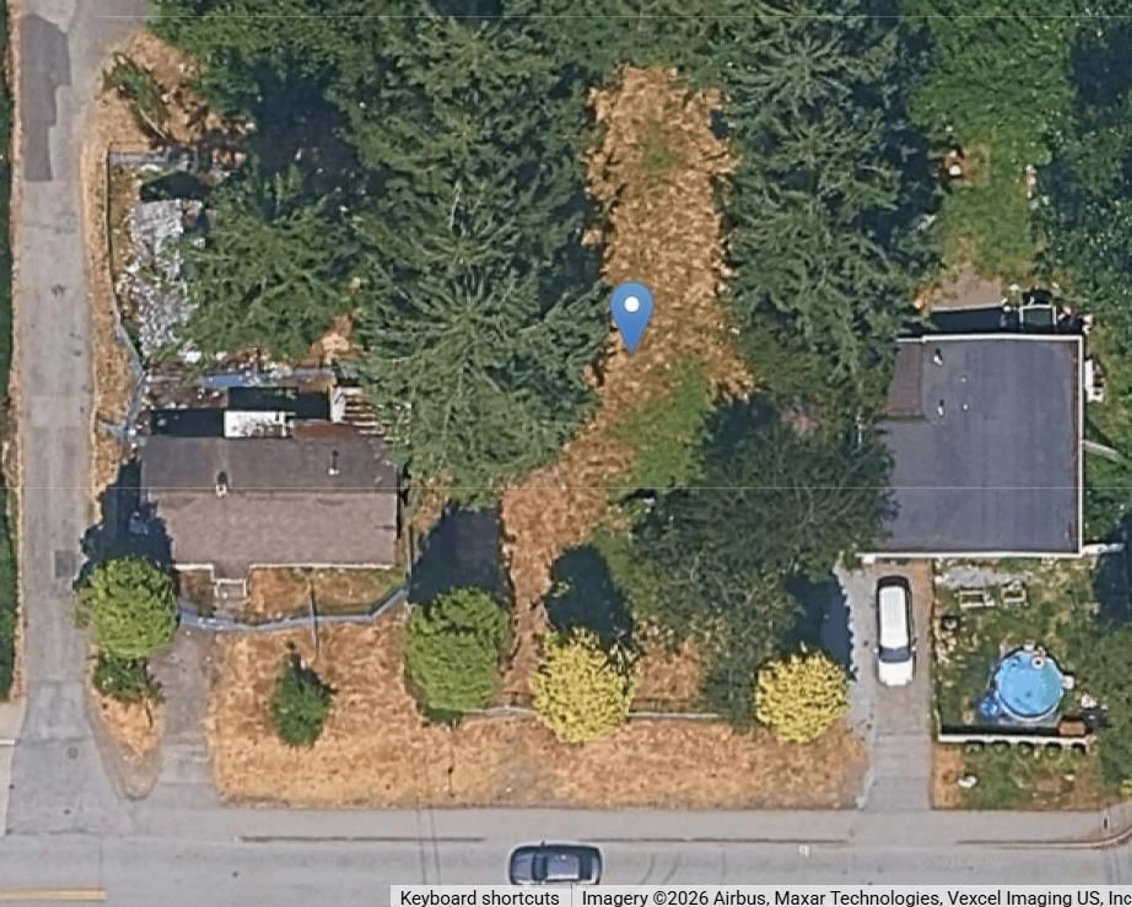 A pic from outside/outdoor area/front of a property/back of a property/a pic from drone, street for 15243 17A AVENUE, Surrey British Columbia V4A1V4