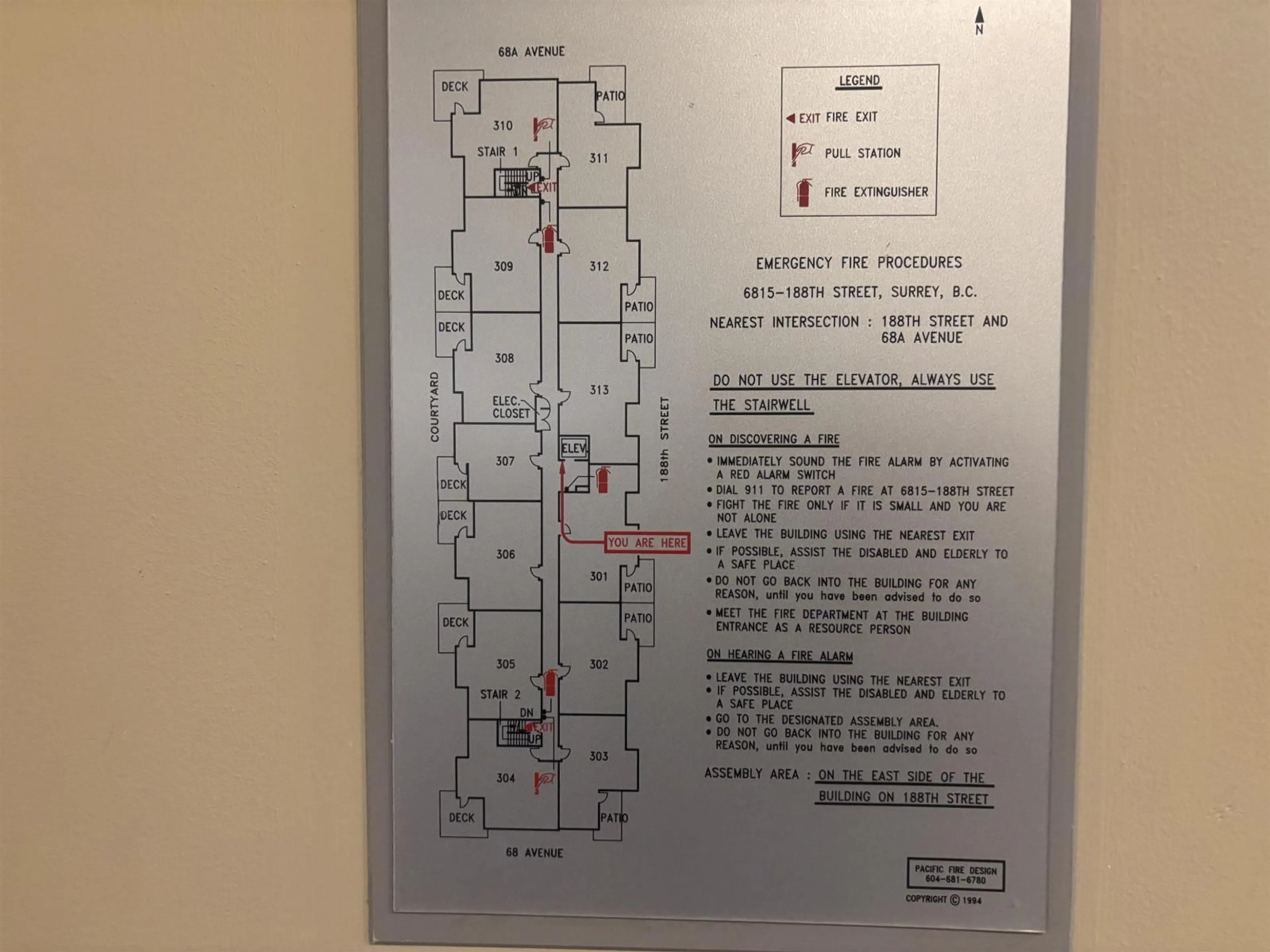 Floor plan for 312 - 6815 188 STREET, Surrey British Columbia V4N0Z8