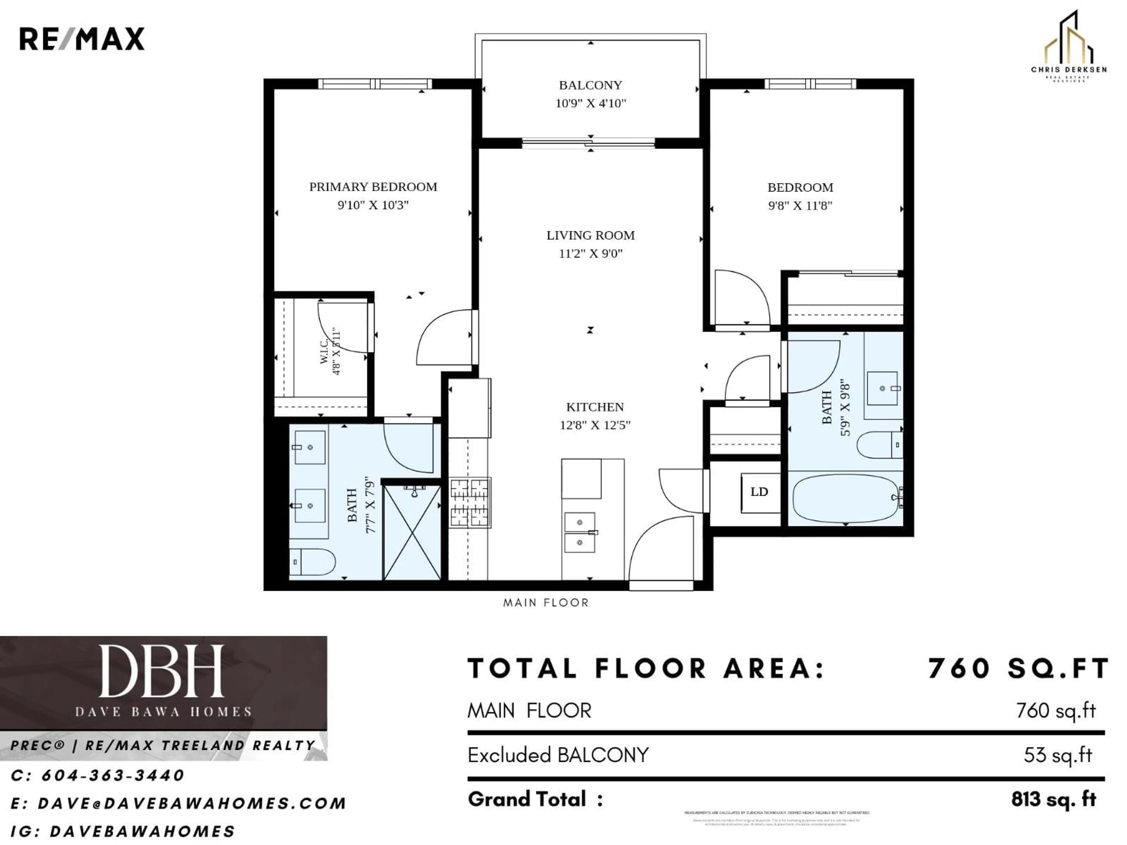 Floor plan for 603 - 8380 200A STREET, Langley British Columbia V1M3Y4