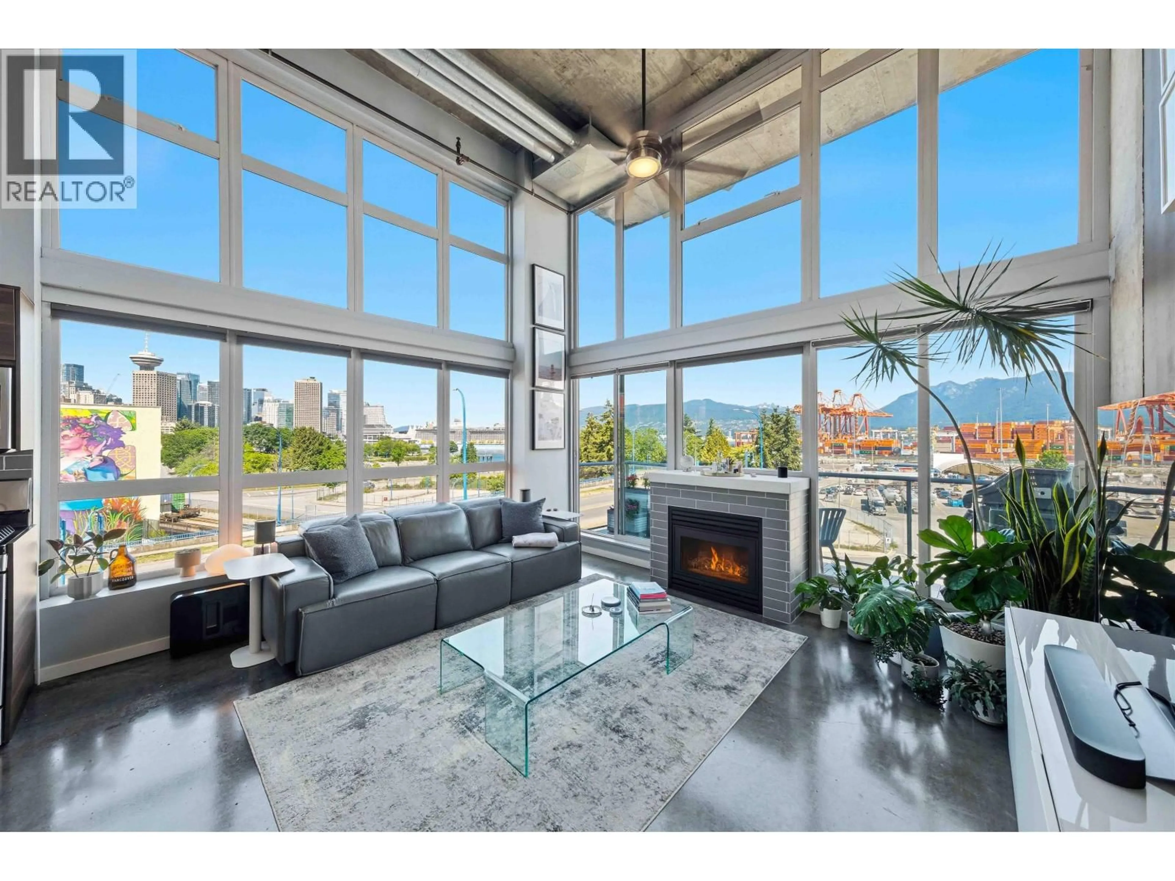Living room with furniture, unknown for 407 - 289 ALEXANDER STREET, Vancouver British Columbia V6A4H6