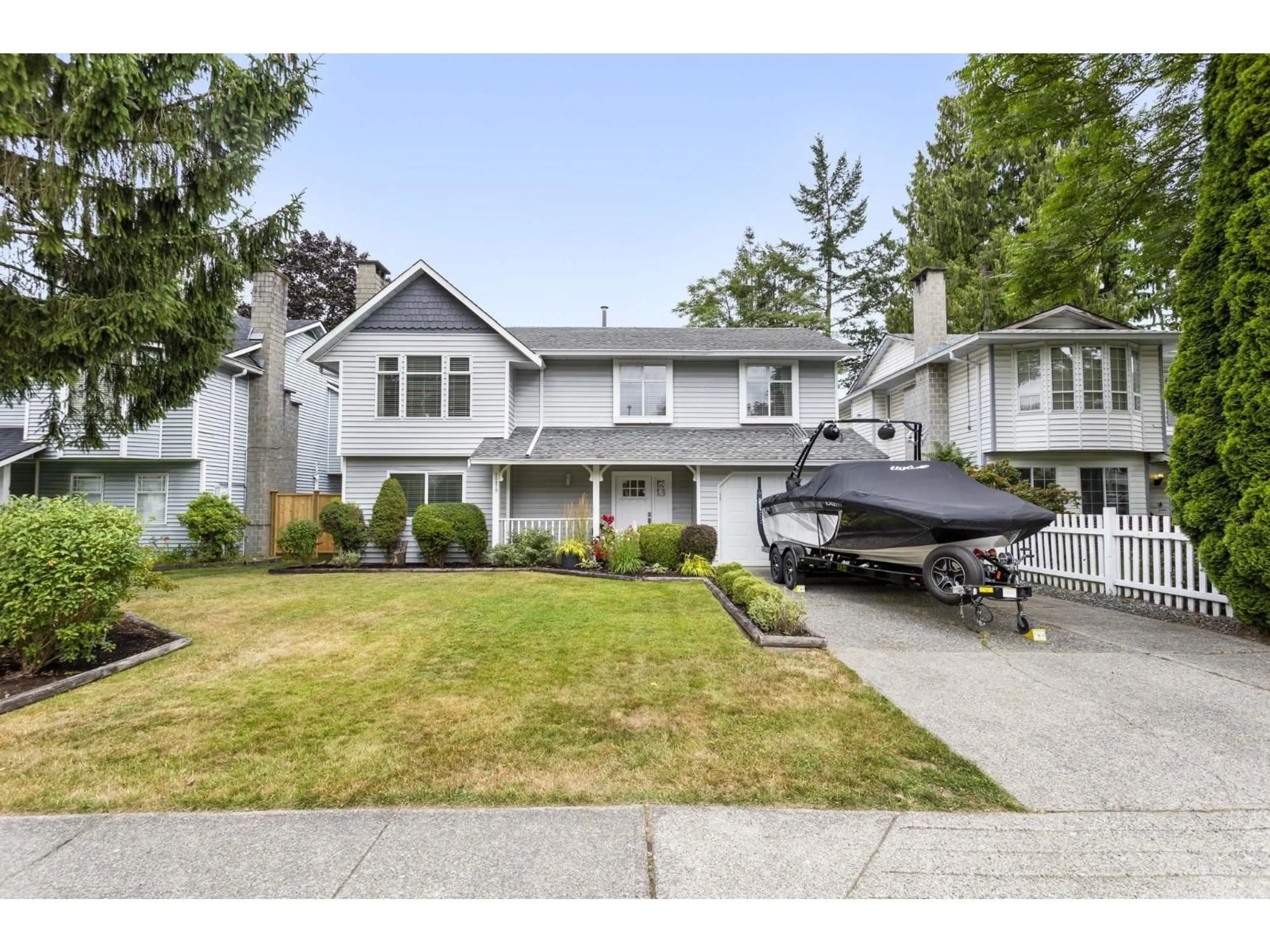 Home with vinyl exterior material, street for 20979 93 AVENUE, Langley British Columbia V1M2B3