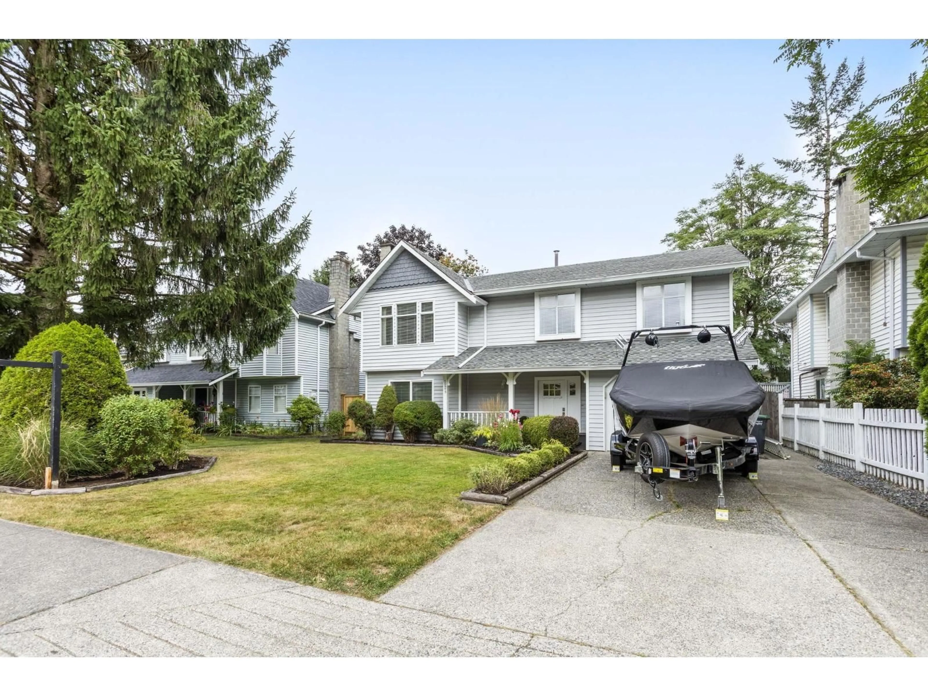 Home with vinyl exterior material, street for 20979 93 AVENUE, Langley British Columbia V1M2B3
