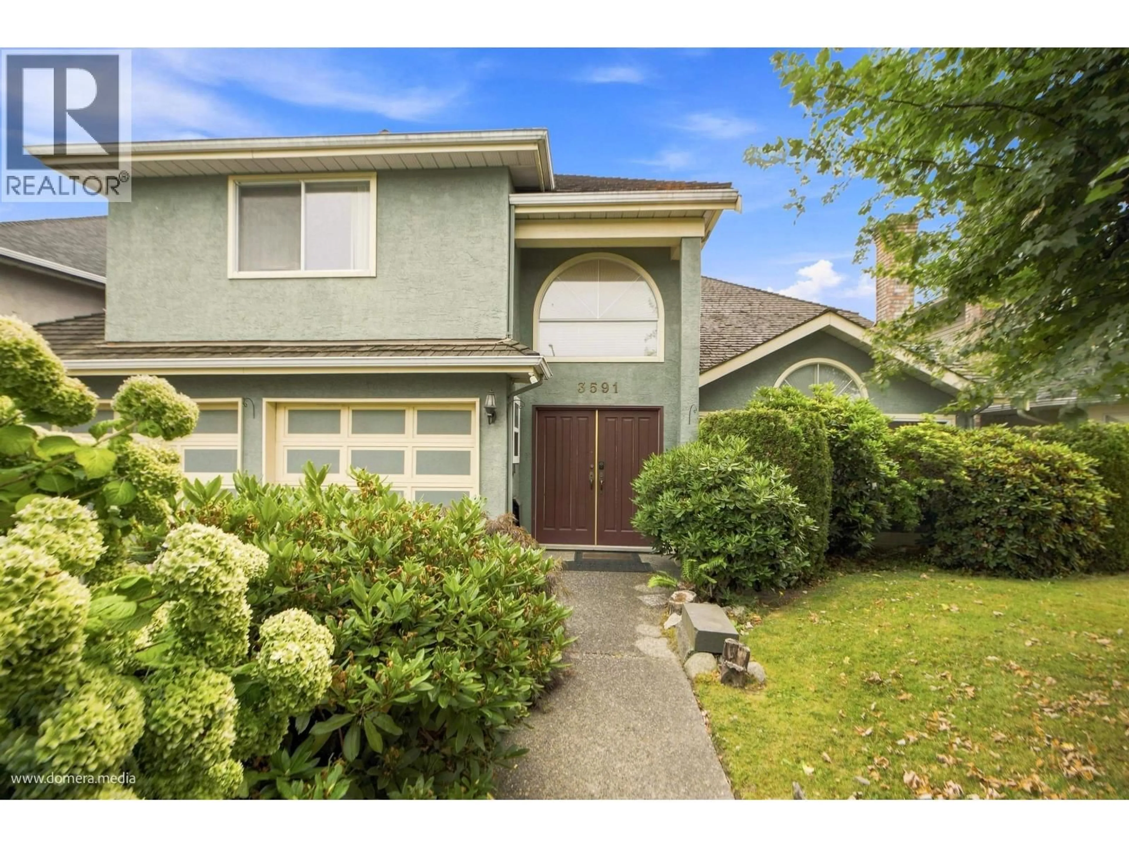 Home with vinyl exterior material, street for 3591 CUNNINGHAM DRIVE, Richmond British Columbia V6X3N5