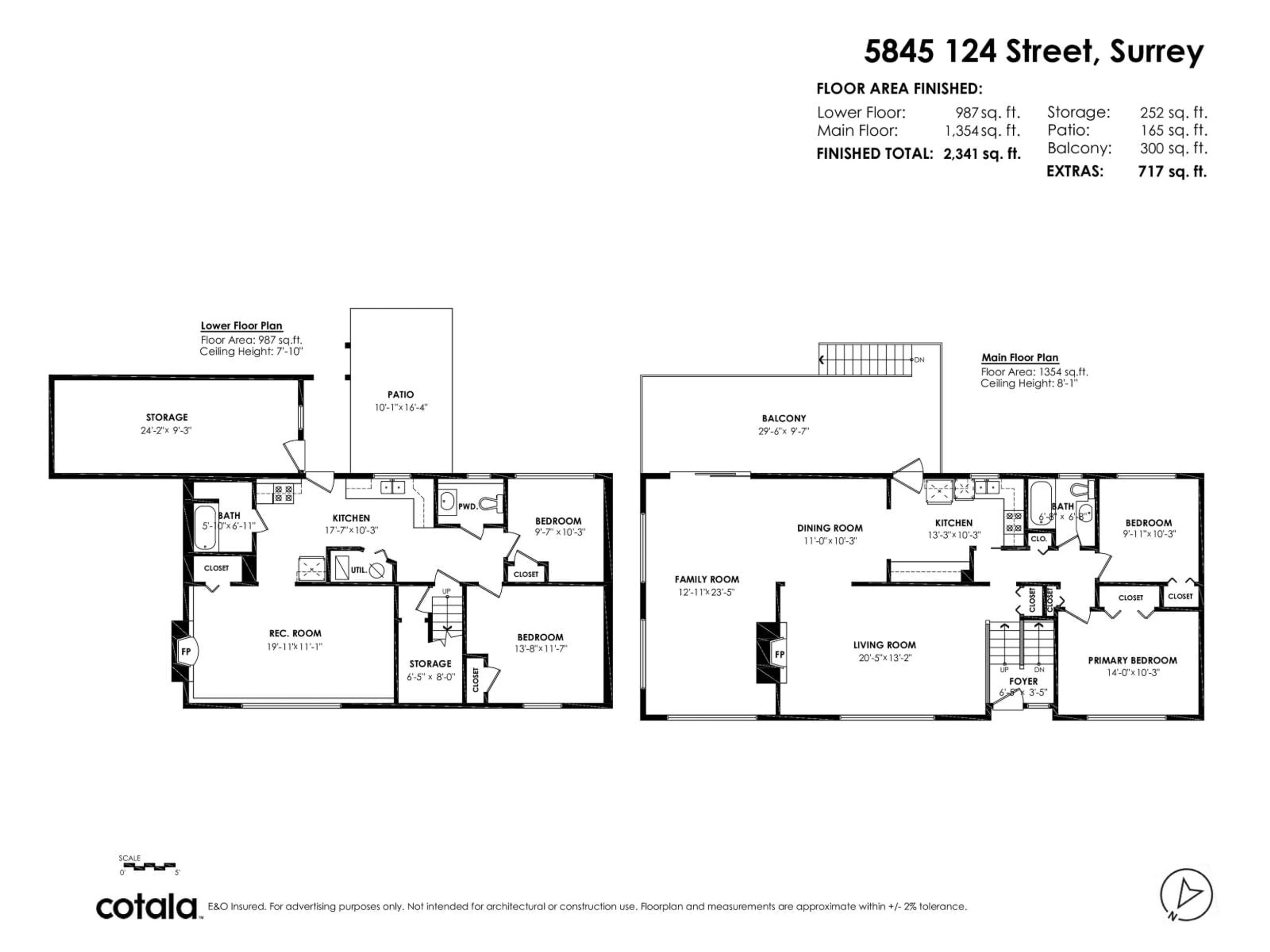 Floor plan for 5845 124 STREET, Surrey British Columbia V3X1Y2