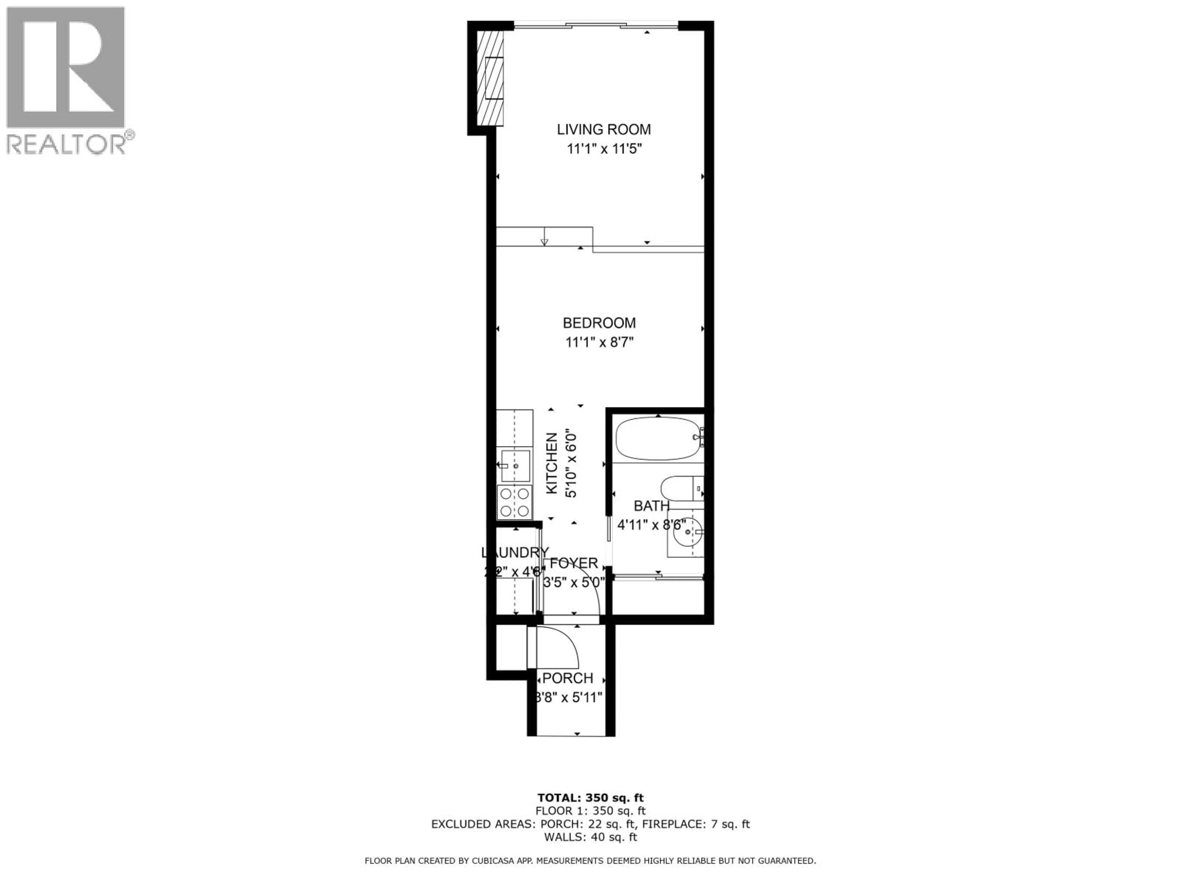 Floor plan for 103 - 6850 CRABAPPLE DRIVE, Whistler British Columbia V8E0C5