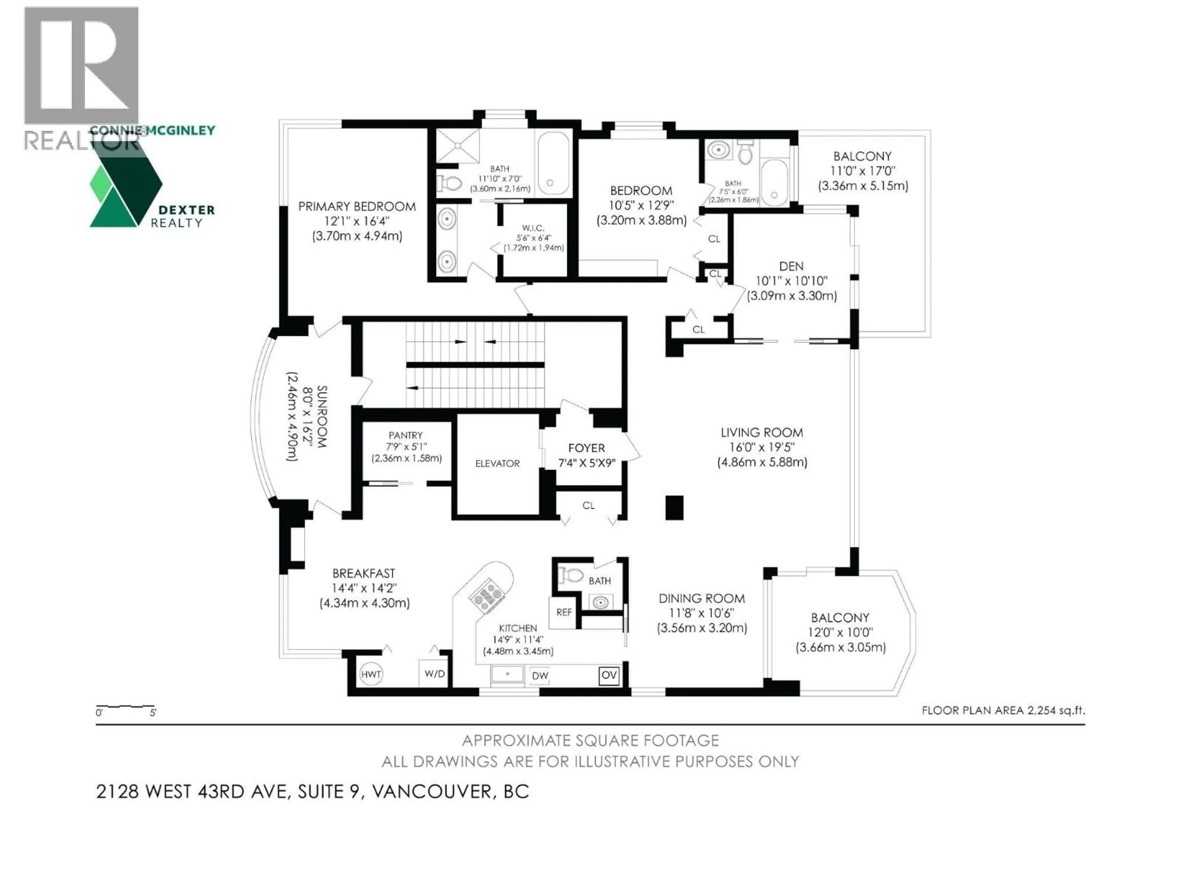 Floor plan for 9 - 2128 43RD AVENUE, Vancouver British Columbia V6M2E1