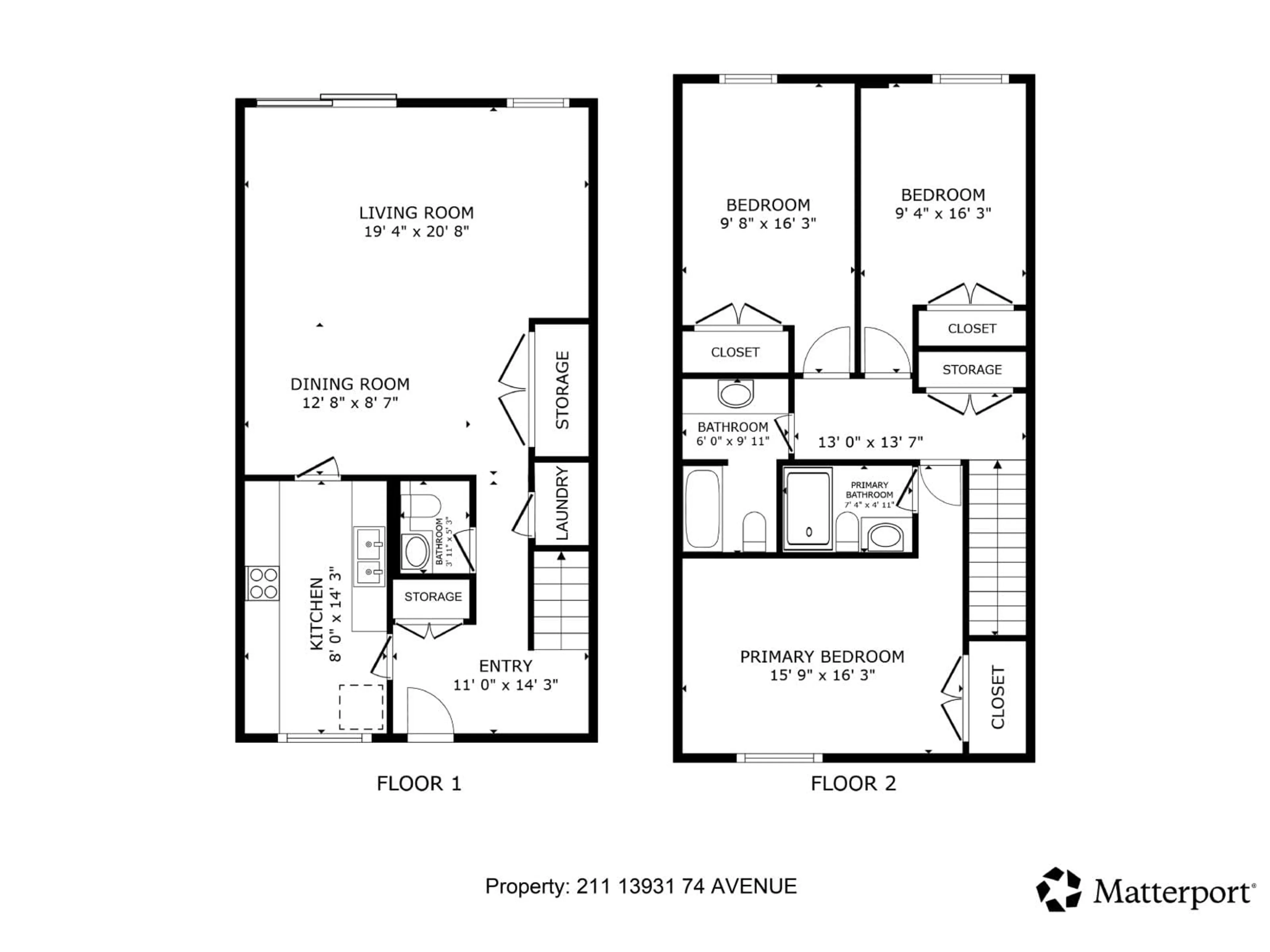 Floor plan for 211 - 13931 74 AVENUE, Surrey British Columbia V3W6G6