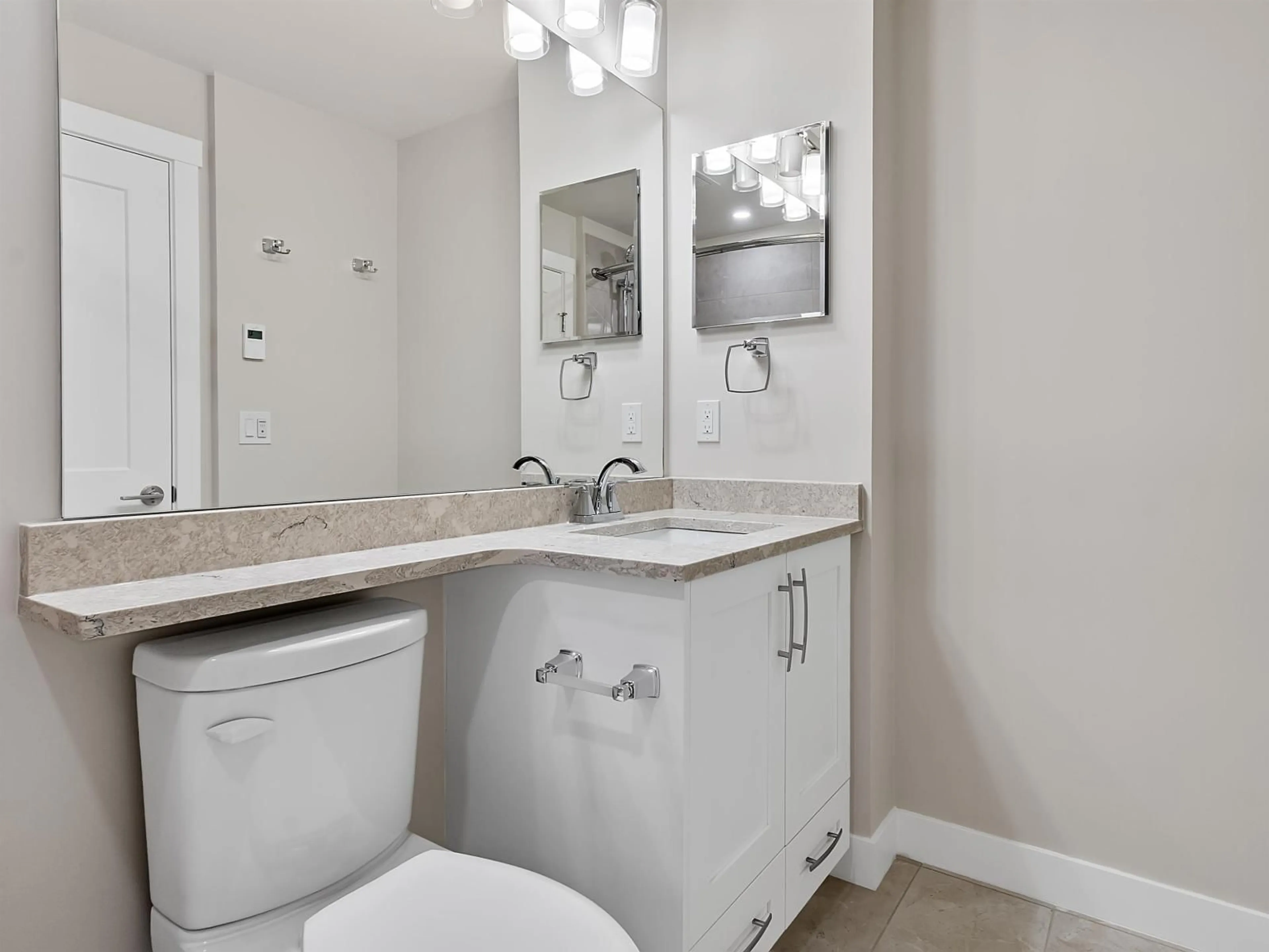 Standard bathroom, ceramic/tile floor for A311 - 8233 208B STREET STREET, Langley British Columbia V2Y4M7