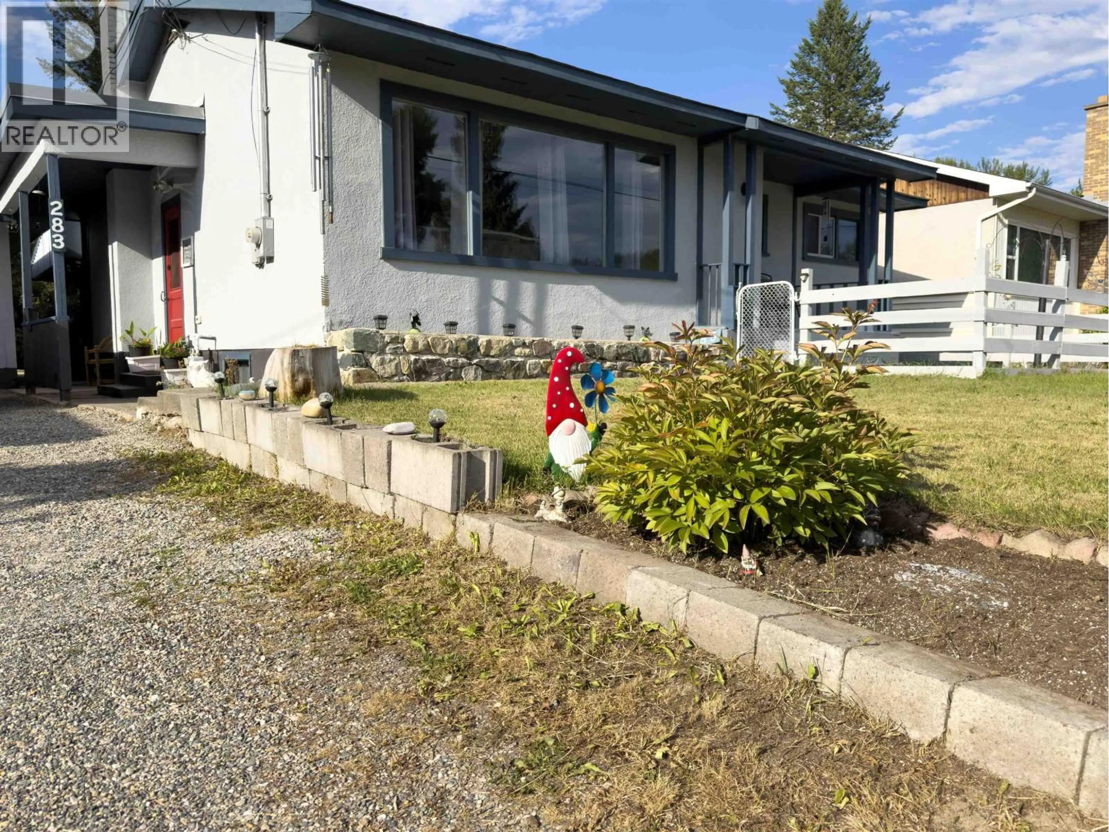 A pic from outside/outdoor area/front of a property/back of a property/a pic from drone, street for 283 DOHERTY DRIVE, Quesnel British Columbia V2J1B6