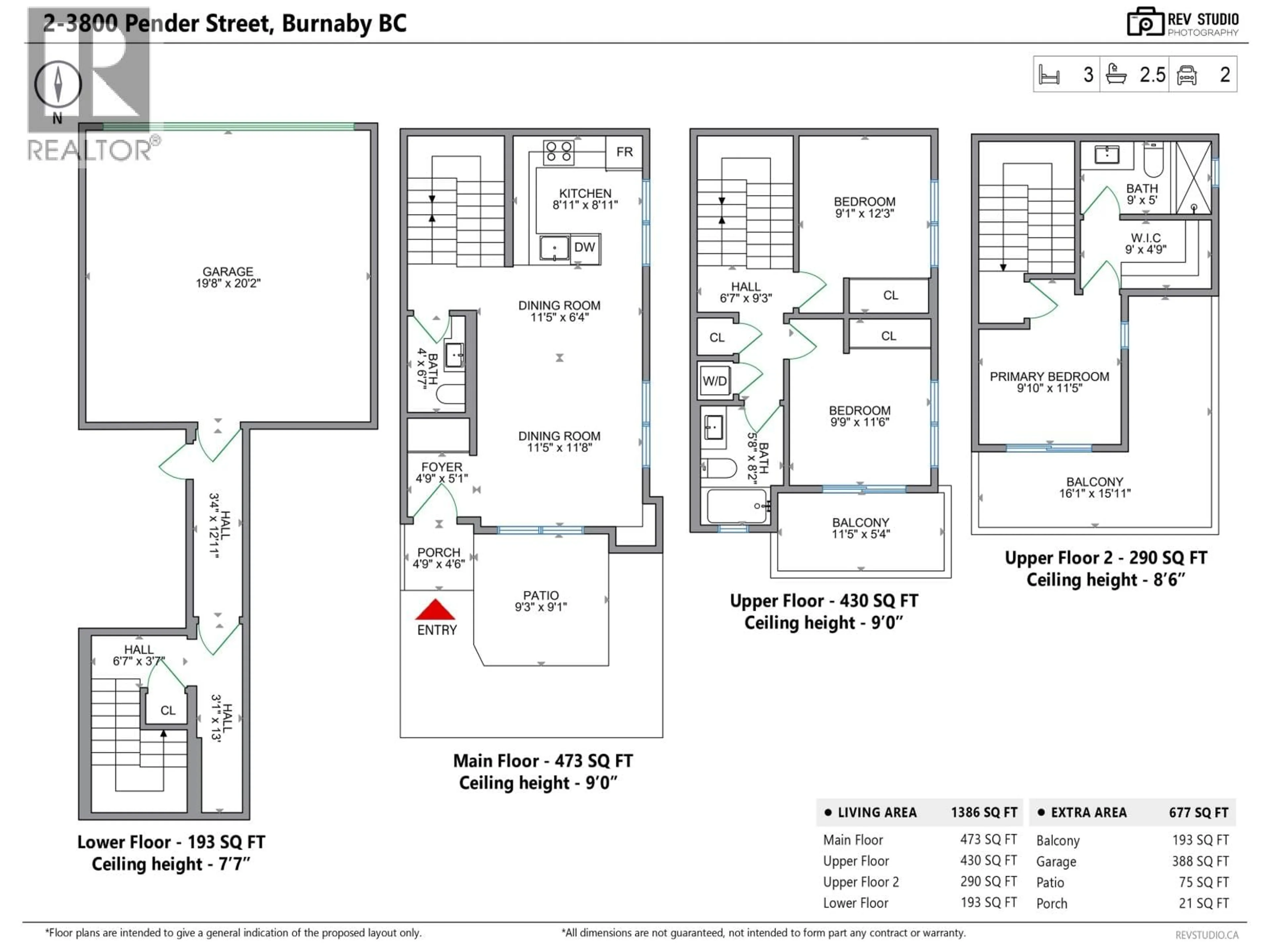 Floor plan for 2 - 3800 PENDER STREET, Burnaby British Columbia V5C2L5