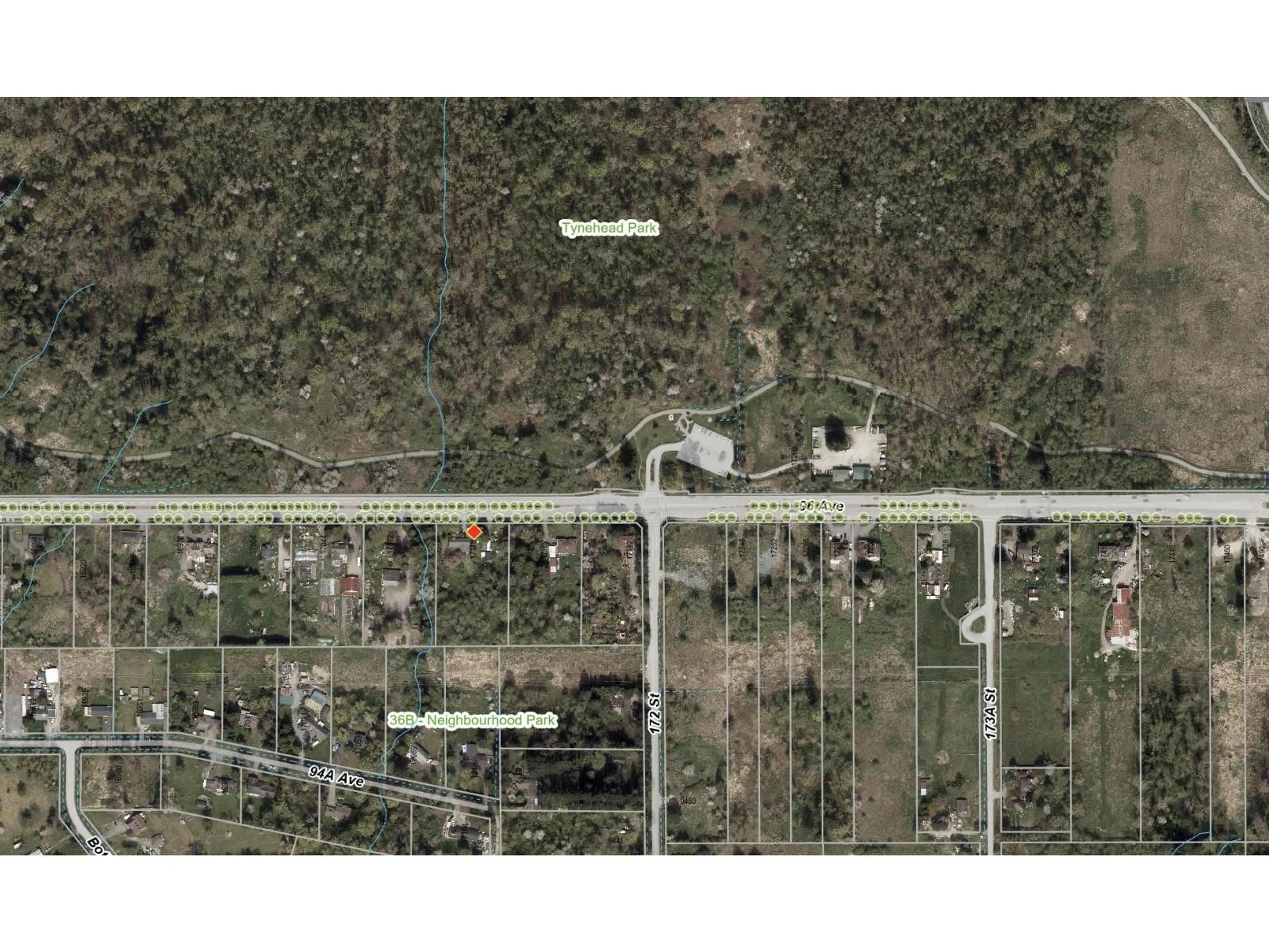 A pic from outside/outdoor area/front of a property/back of a property/a pic from drone, street for 17118 96 AVENUE, Surrey British Columbia V4N6H3