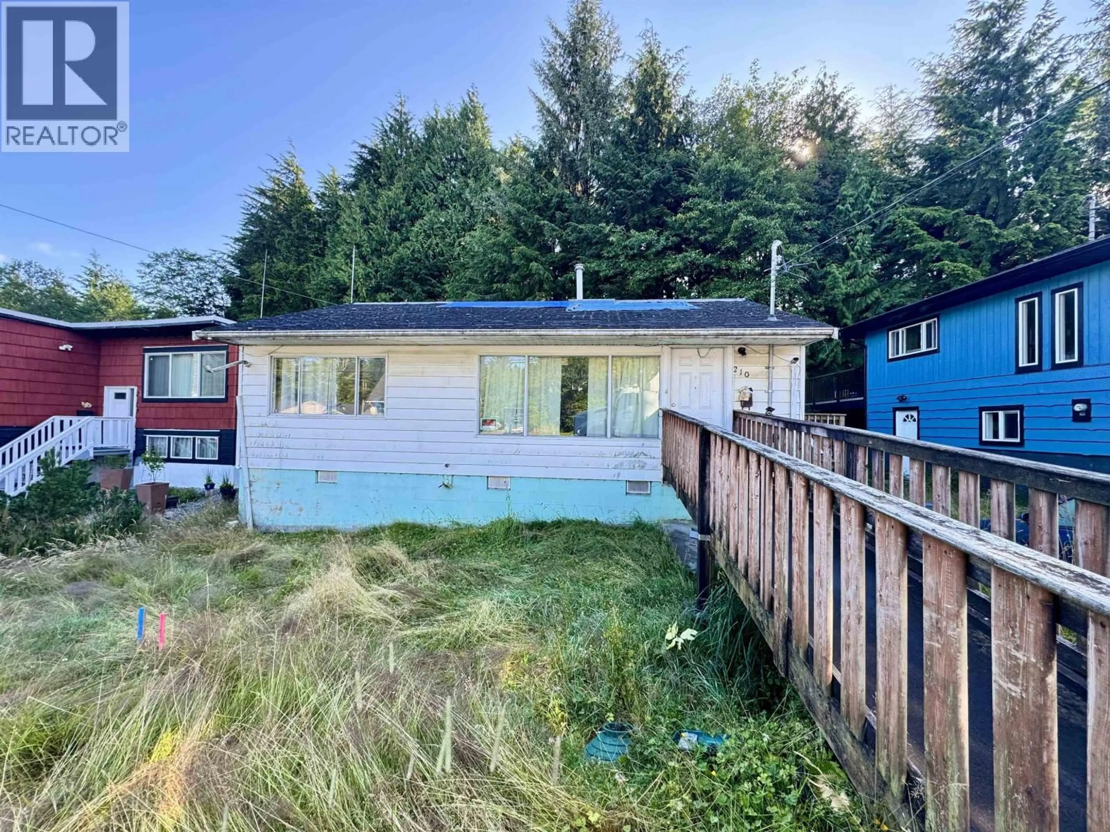 A pic from outside/outdoor area/front of a property/back of a property/a pic from drone, unknown for 210 11TH AVENUE, Prince Rupert British Columbia V8J2W3