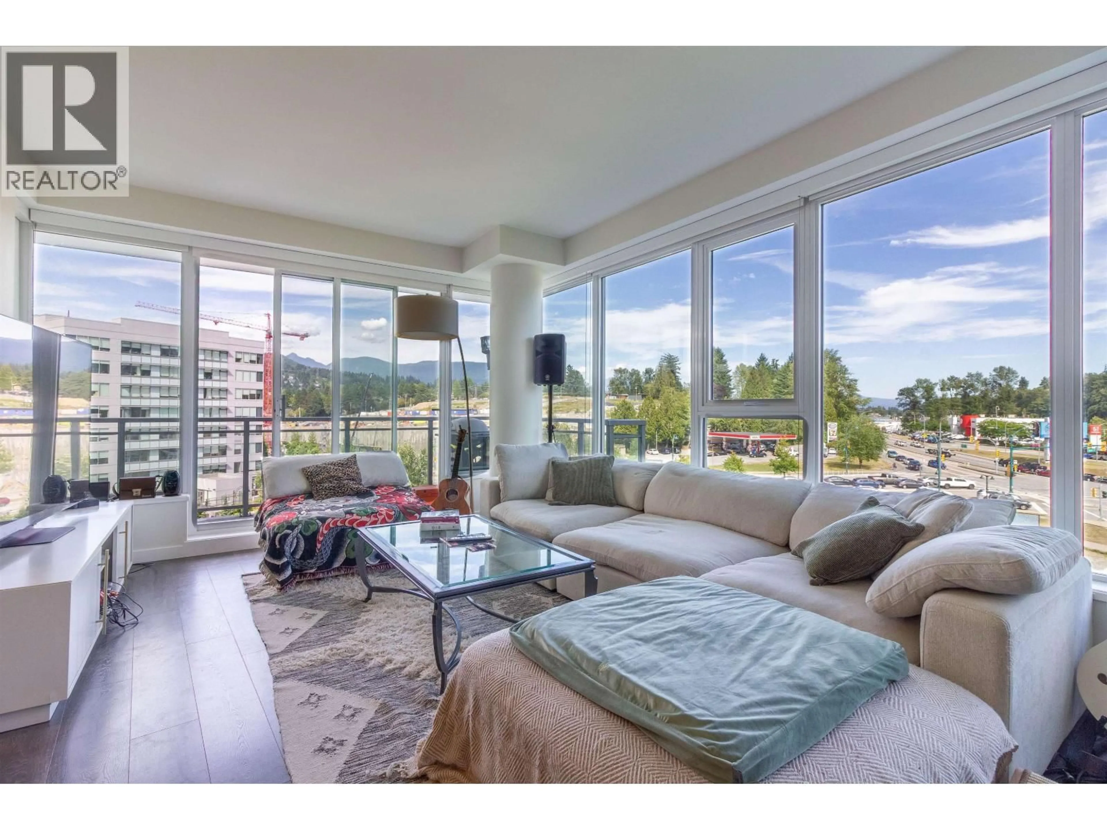Living room with furniture, unknown for 902 - 308 MORRISSEY ROAD, Port Moody British Columbia V3H0M2