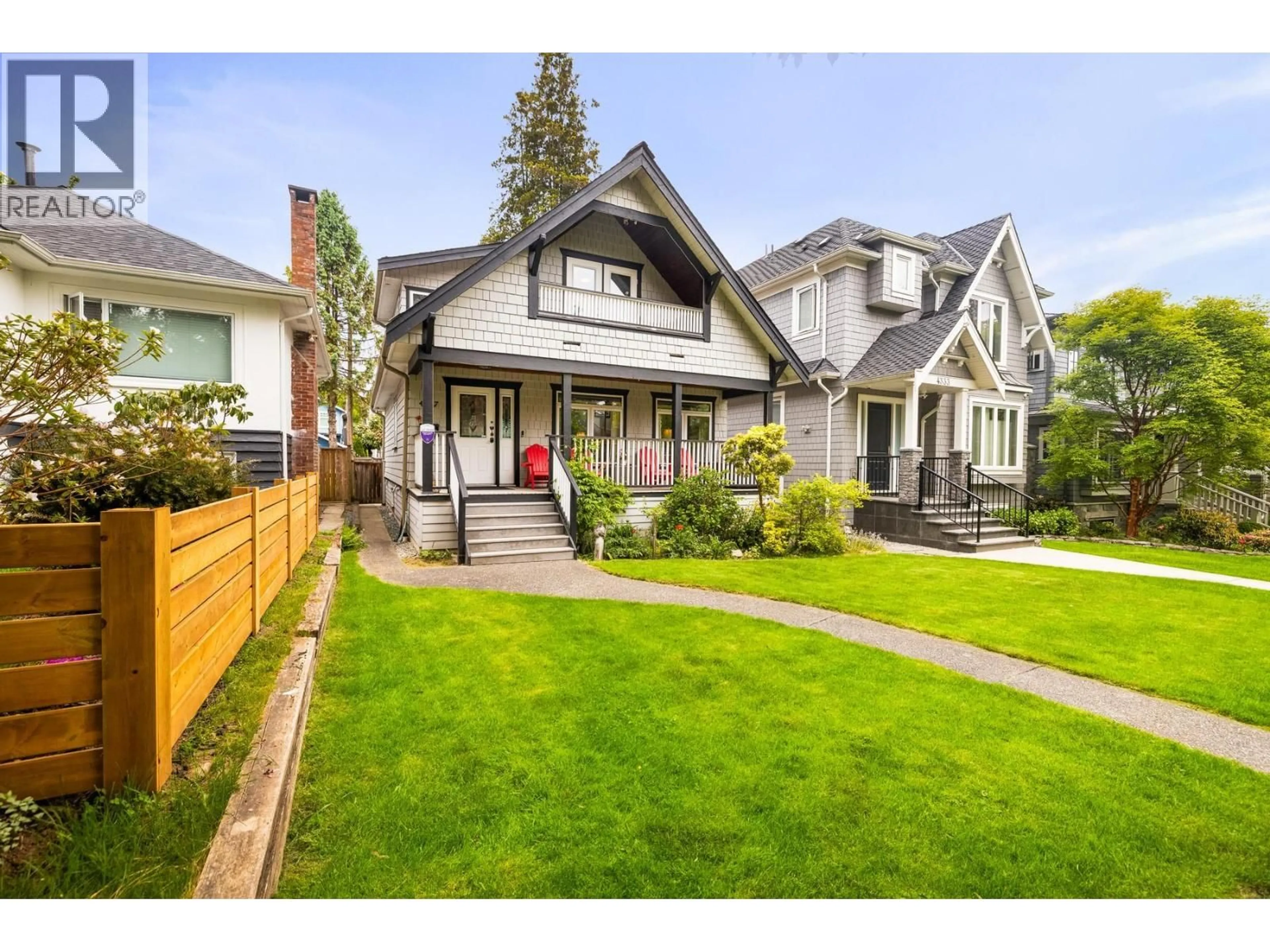 Home with vinyl exterior material, street for 4337 15TH AVENUE, Vancouver British Columbia V6R3A9